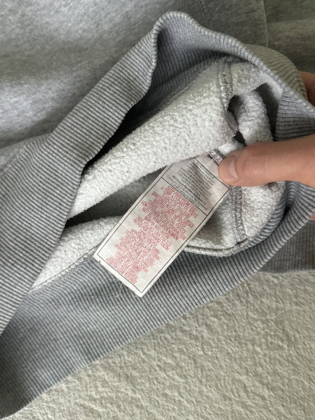 Nike × Vintage Vintage Nike oversized Y2K grey sweater Size US M / EU 48-50 / 2 - 8 Thumbnail