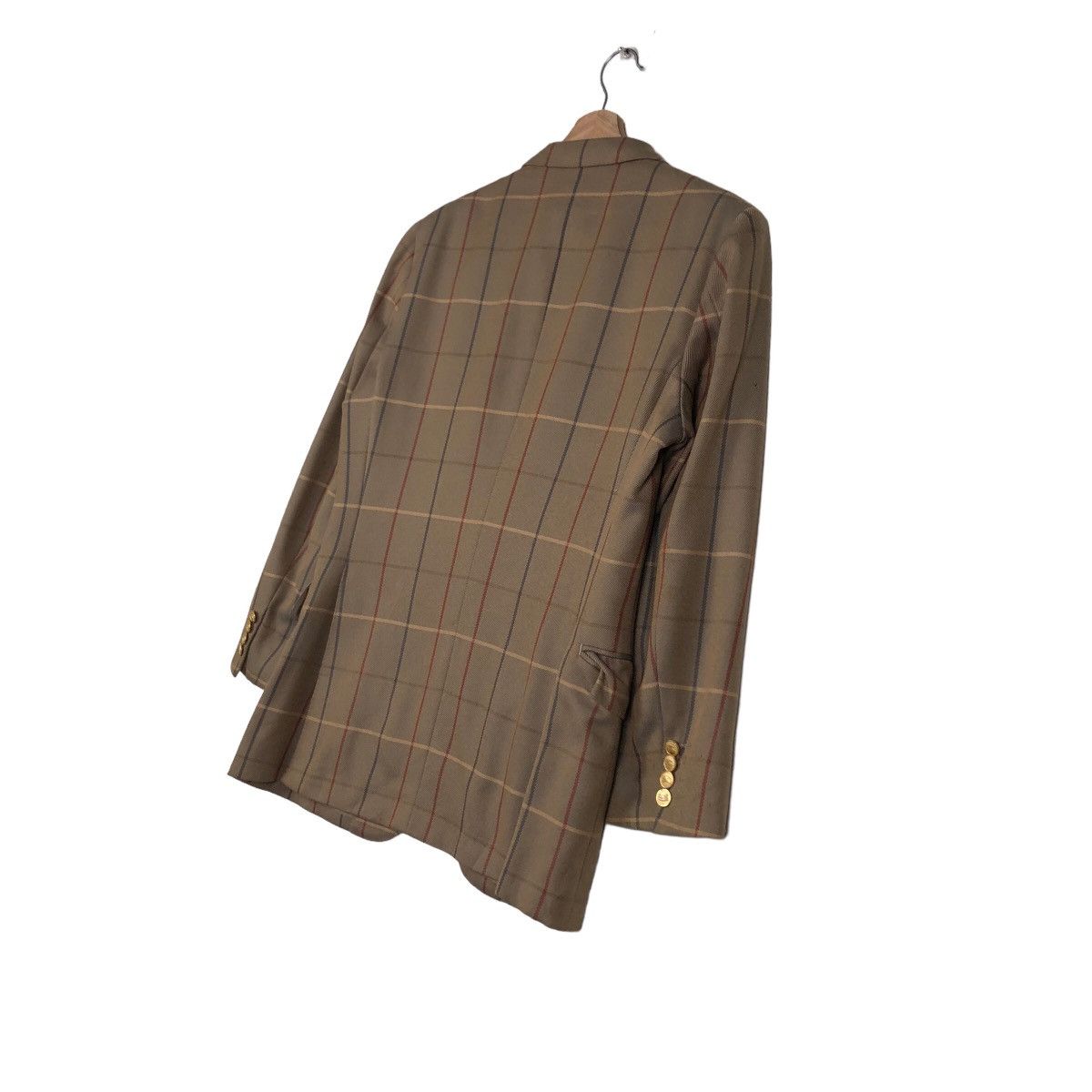 Burberry Vintage Burberrys Double Breasts Jackets Coat Tartan Design Size US M / EU 48-50 / 2 - 10 Thumbnail