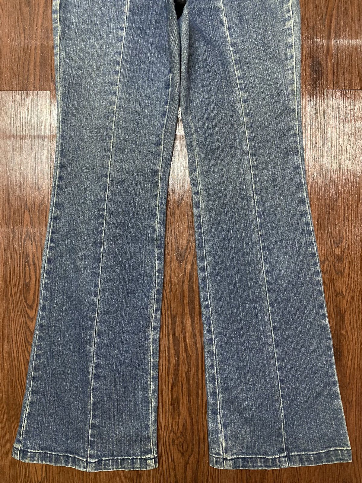 Michiko Koshino London Vintage Japanese Brands Blue Wash Flare Style Jeans Size 26" / US 2 / IT 38 - 5 Thumbnail