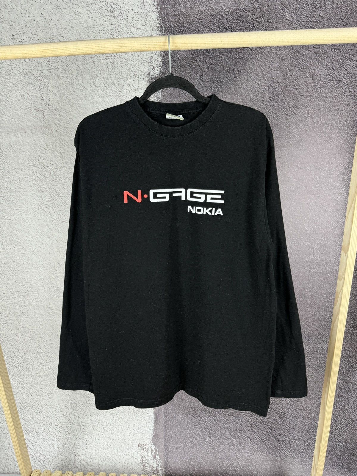 Band Tees Vintage NOKIA N-Gage Video Official Gamer Promo Black Tee Size US L / EU 52-54 / 3 - 1 Thumbnail