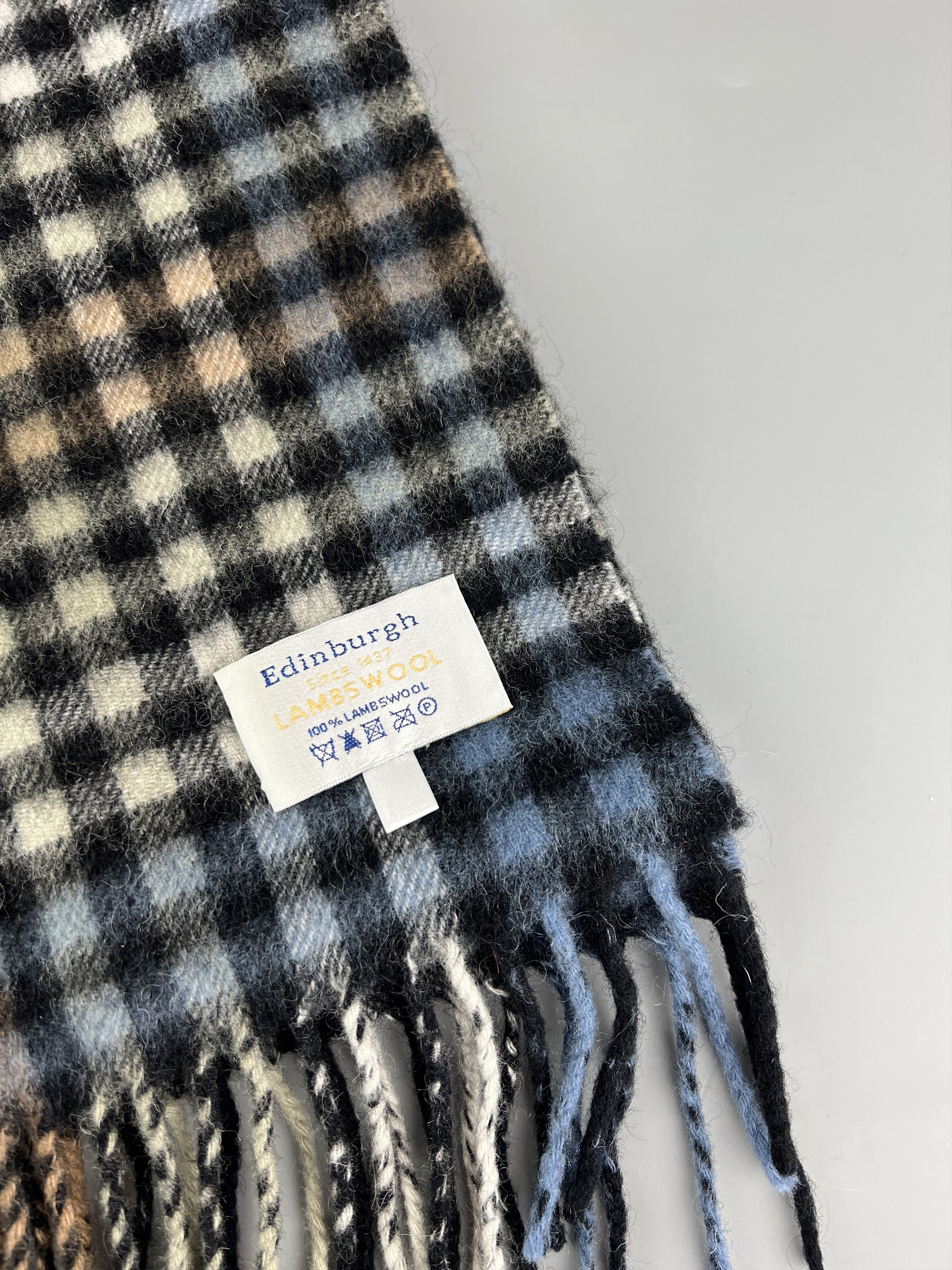 Other Edinburgh 100% Lambswool Checked Scottish Scarf 140 X 30cm Size ONE SIZE - 2 Thumbnail