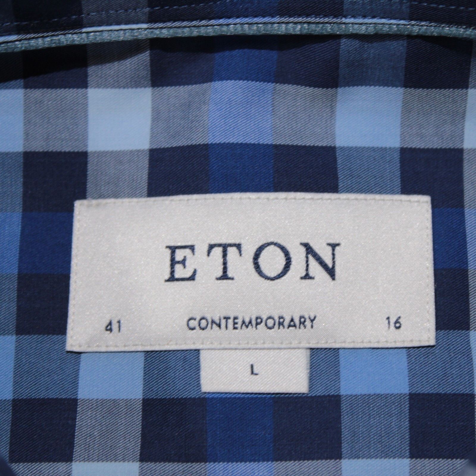 Eton Eton New with tags Shirt Size L US In Blue Size US L / EU 52-54 / 3 - 4 Thumbnail