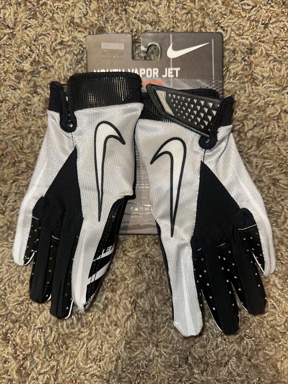 Nike Nike Boys Youth VaporJet Magnigrip Football Receiver Gloves Size ONE SIZE - 3 Thumbnail
