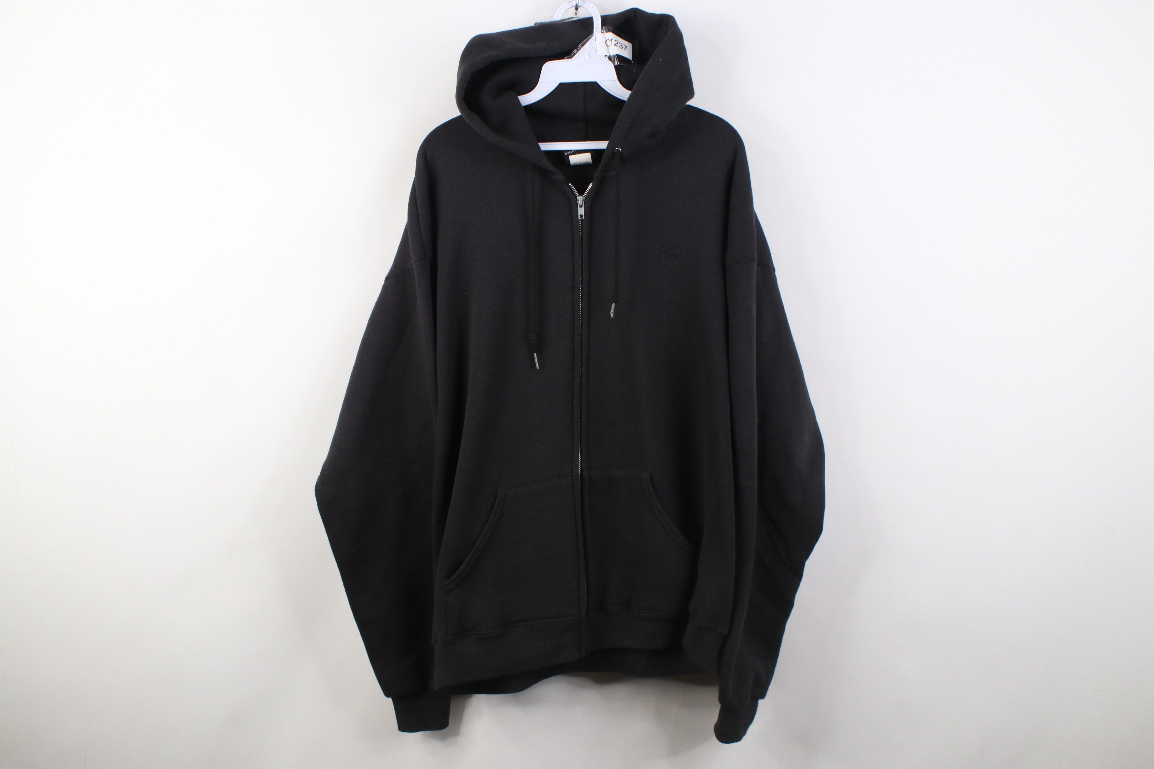 Vintage Vintage 90s USA Olympics Full Zip Hoodie Sweatshirt USA Size US L / EU 52-54 / 3 - 1 Thumbnail
