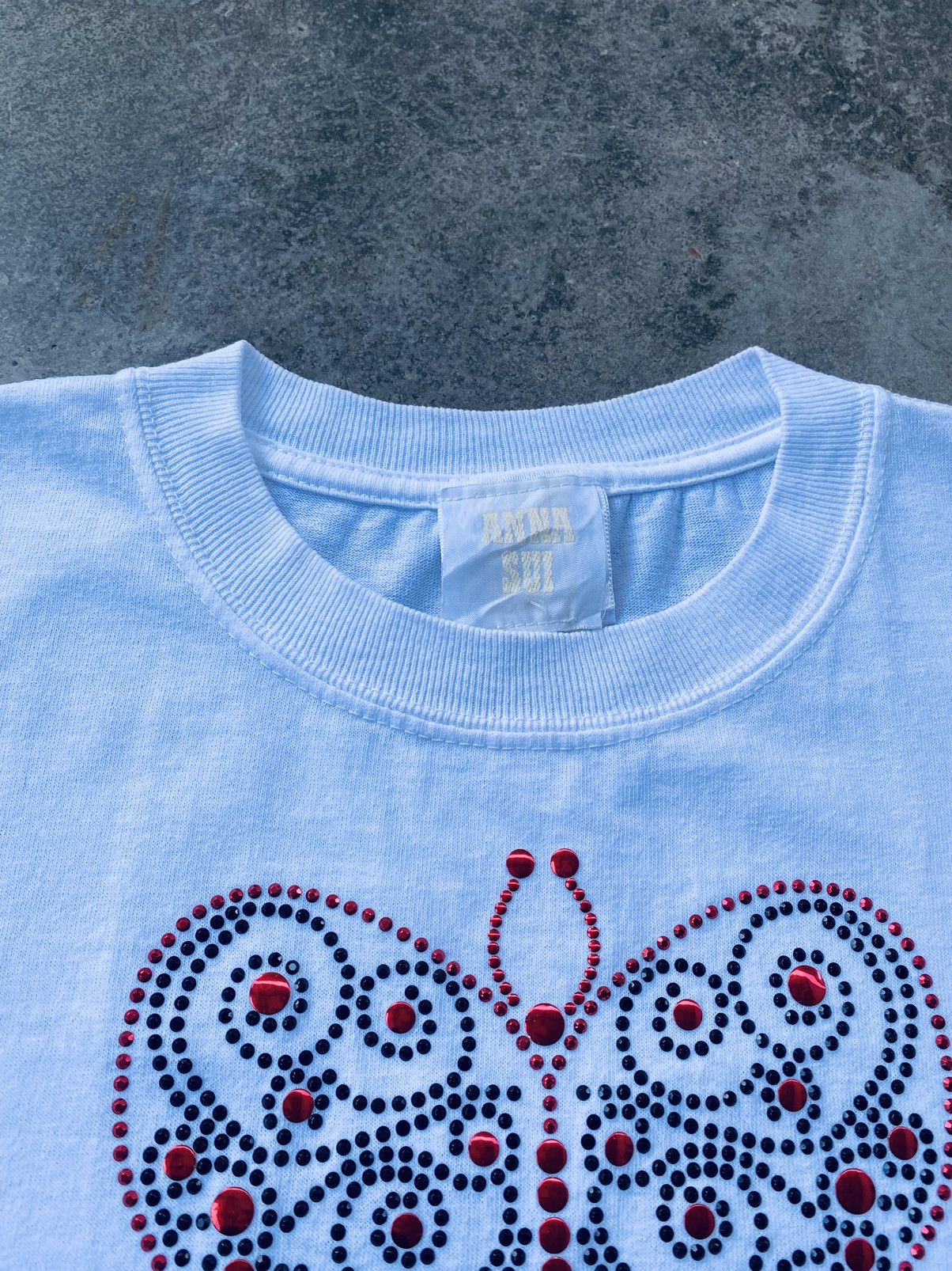 Anna Sui Vintage OG Anna Sui Butterfly Logo Tees Size M / US 6-8 / IT 42-44 - 4 Thumbnail