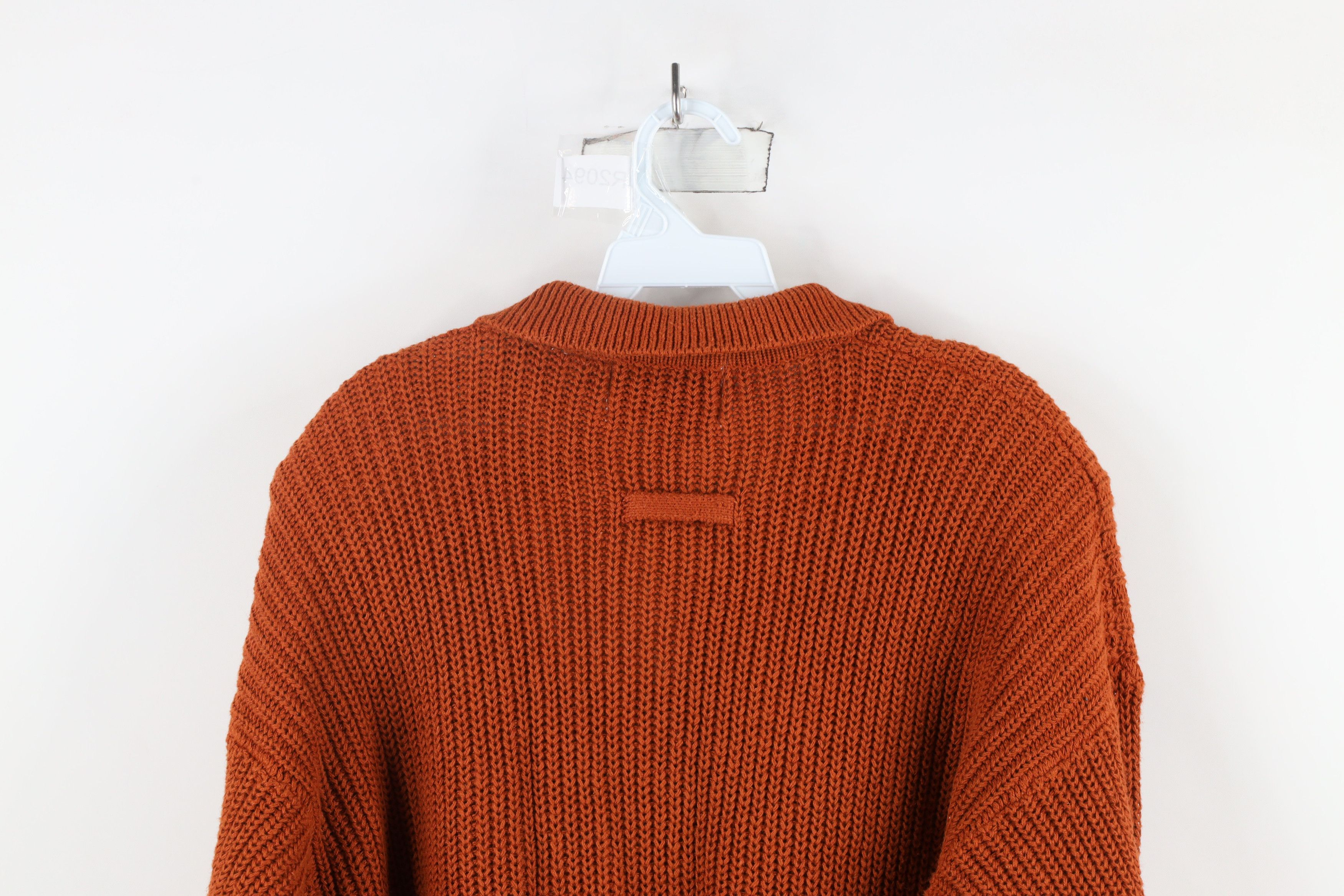 Vintage Deadstock Vintage 90s Streetwear Knit Collared Sweater Size 3XL / US 20-22 - 10 Thumbnail