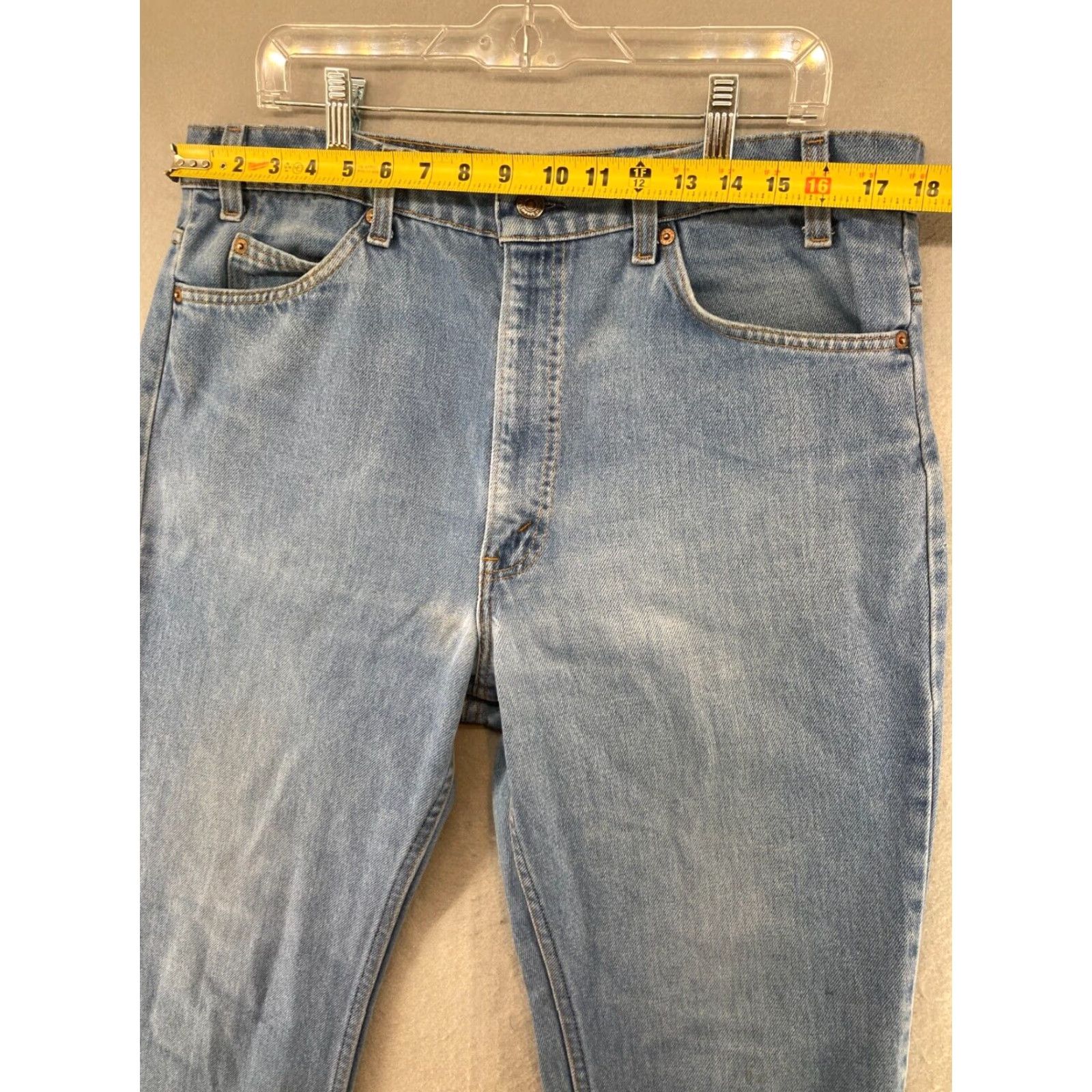 Levi's VINTAGE Levi's Jeans 38x32 Orange Tag Vintage Straight Leg Men Size US 38 / EU 54 - 2 Thumbnail