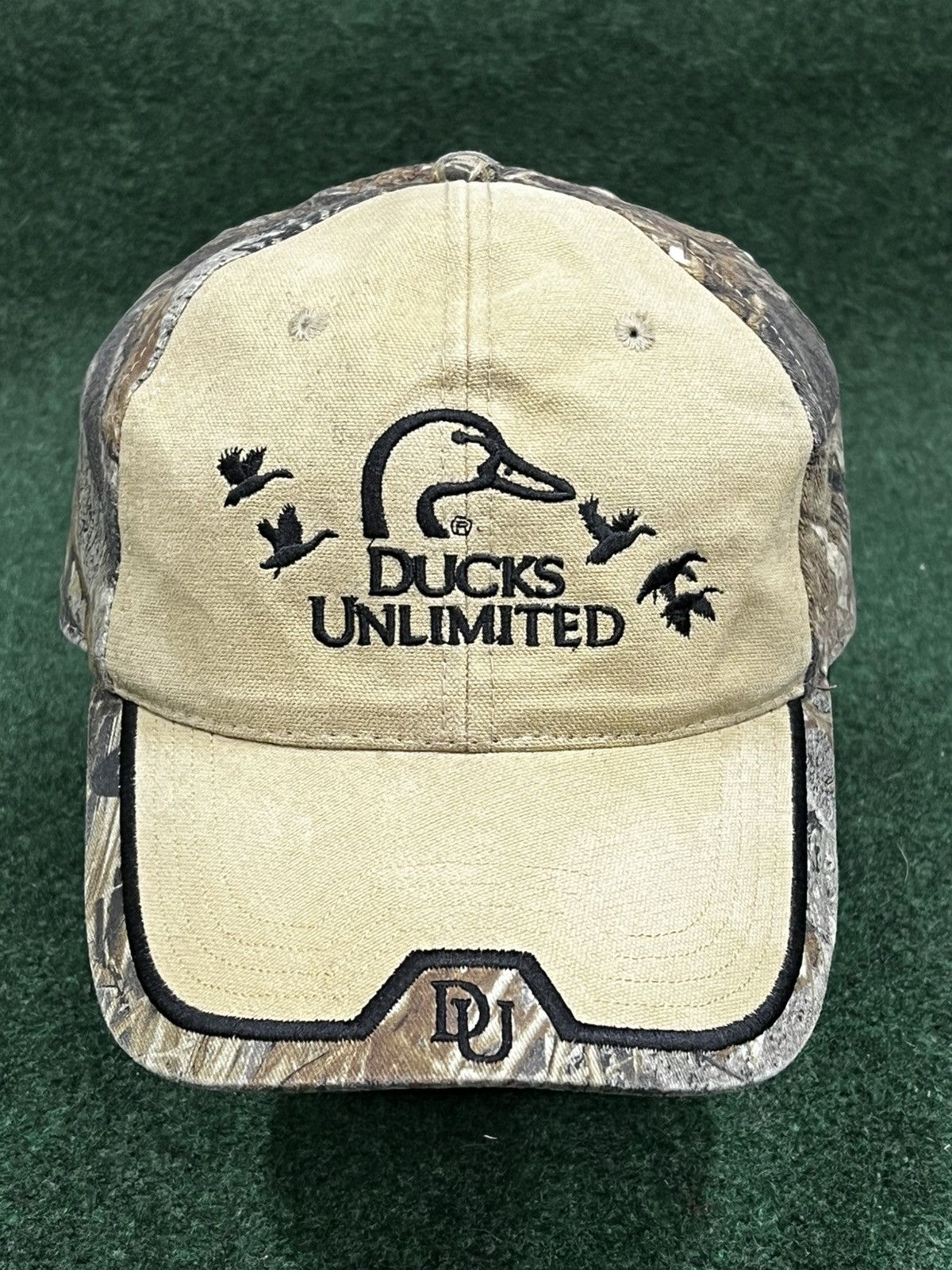 Vintage Ducks Unlimited Camo Strapback Hat Size ONE SIZE - 1 Thumbnail
