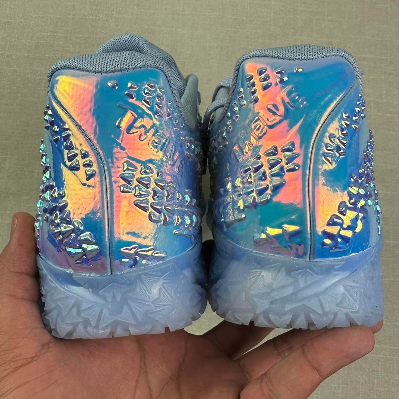 Nike 💎 Nike x Ja 3 LX ASW Warning Label "Cobalt Bliss" 7.5M Size US 7.5 / EU 40-41 - 5 Thumbnail
