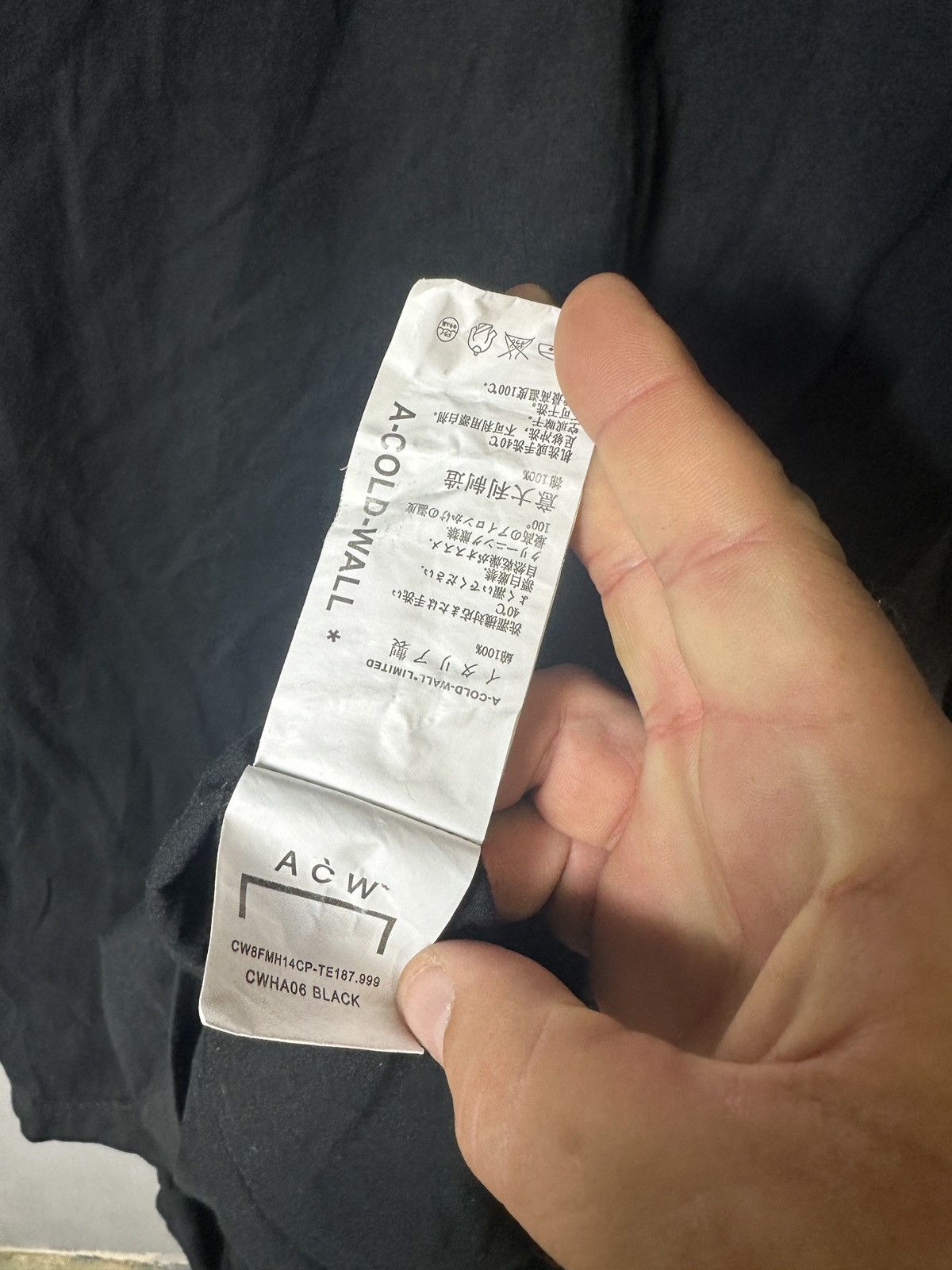 A-COLD-WALL* A Cold Wall Logo Priniting Long Sleeve Shirt Size US M / EU 48-50 / 2 - 5 Thumbnail