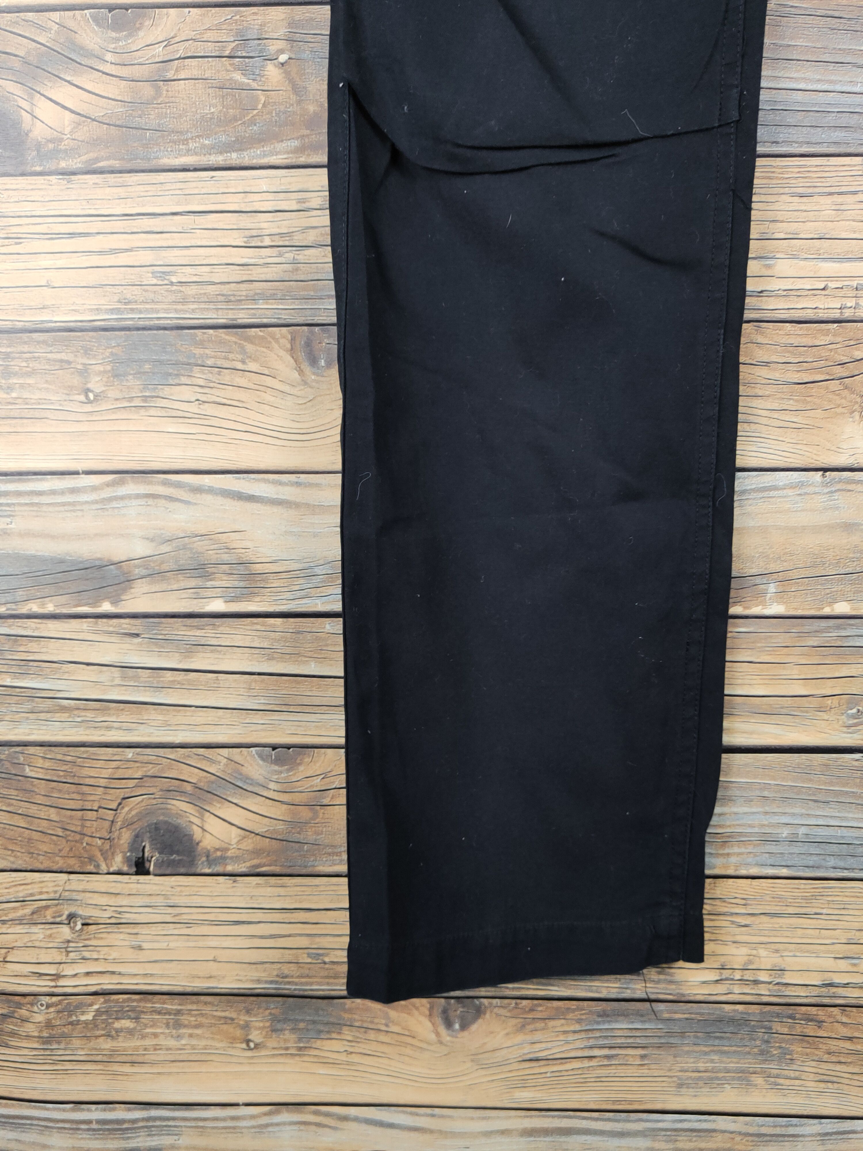 Japanese Brand Denimlab Black Multipocket Tactical Cargo Pants #W141 Size US 32 / EU 48 - 4 Thumbnail