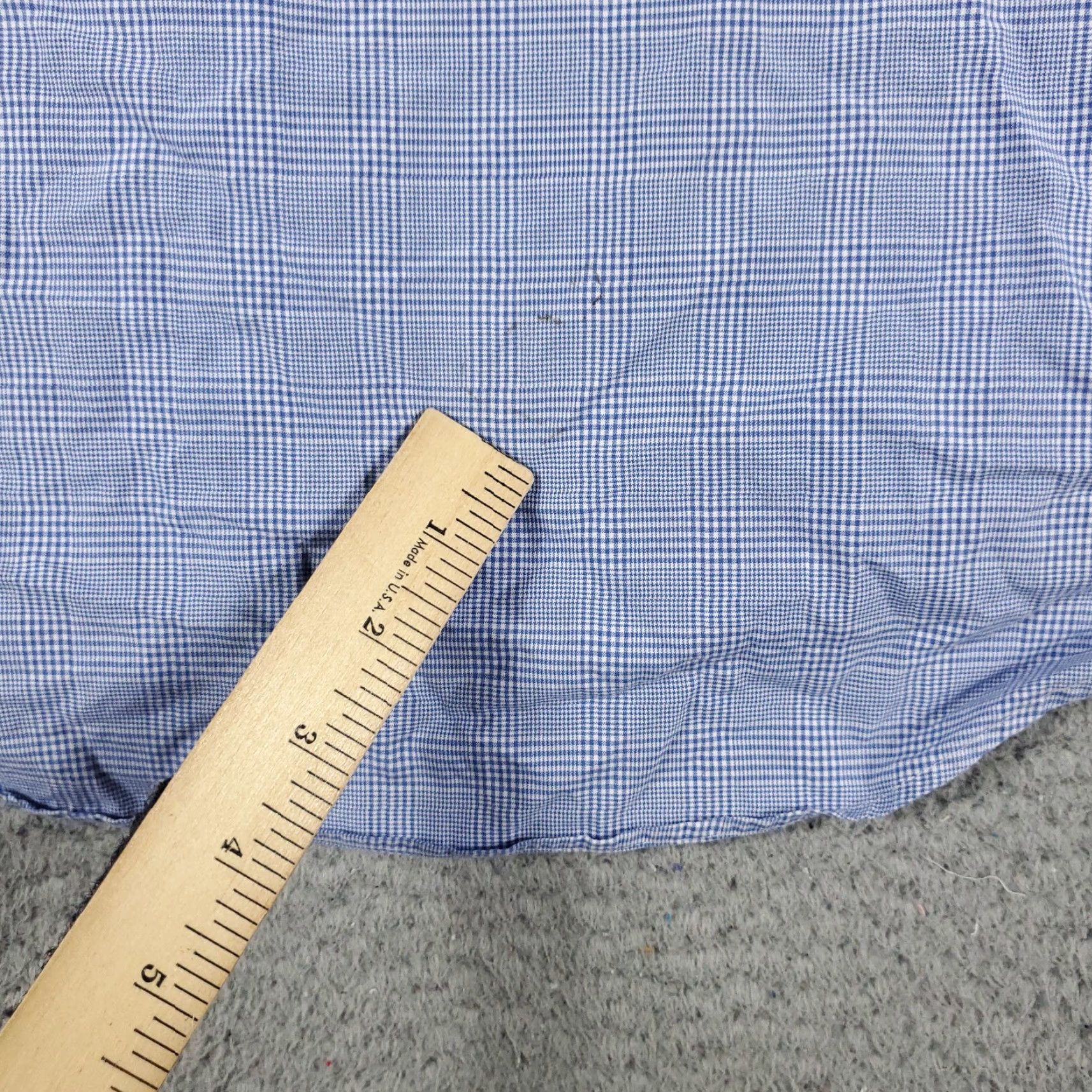 Ralph Lauren Ralph Lauren Dress Shirt Blue Plaid Button-Up Long Sleeve Adult 16 Mens Size 42R - 6 Thumbnail