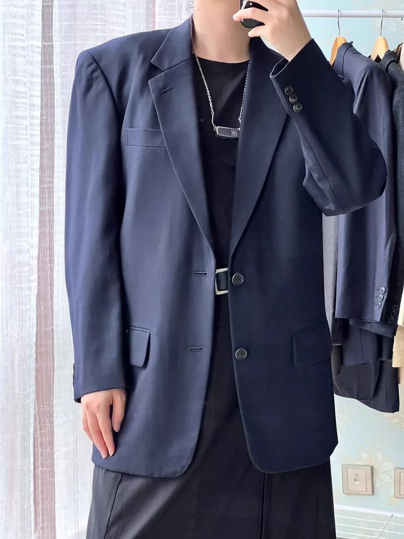 Yohji Yamamoto Yohji Yamamoto size m blazer 2504-Nextarrow Size 38S - 2 Thumbnail