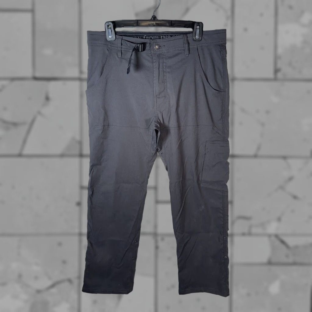 Prana VINTAGE Prana Mens Cargo Pants 32 Gray Nylon Hiking Roll-up Outdoor Sports Size US 32 / EU 48 - 1 Thumbnail