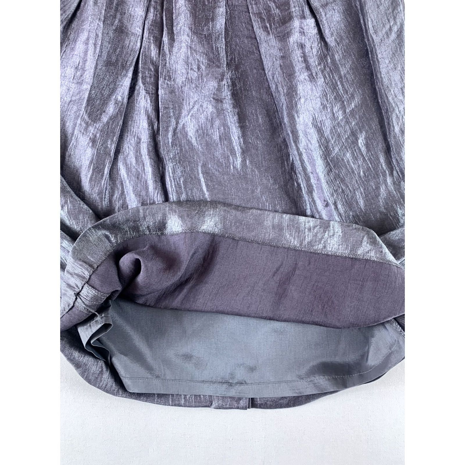 Adrianna Papell ADRIANNA PAPELL DRESS WOMENS SIZE 8 SHEATH GRAY SLEEVELESS PULLOVER Size M / US 6-8 / IT 42-44 - 6 Thumbnail