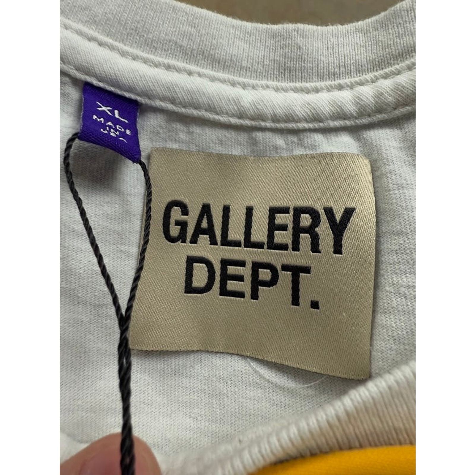 Gallery Dept. Gallery Dept Tee White Its A Riot Used XL Size US XL / EU 56 / 4 - 4 Thumbnail