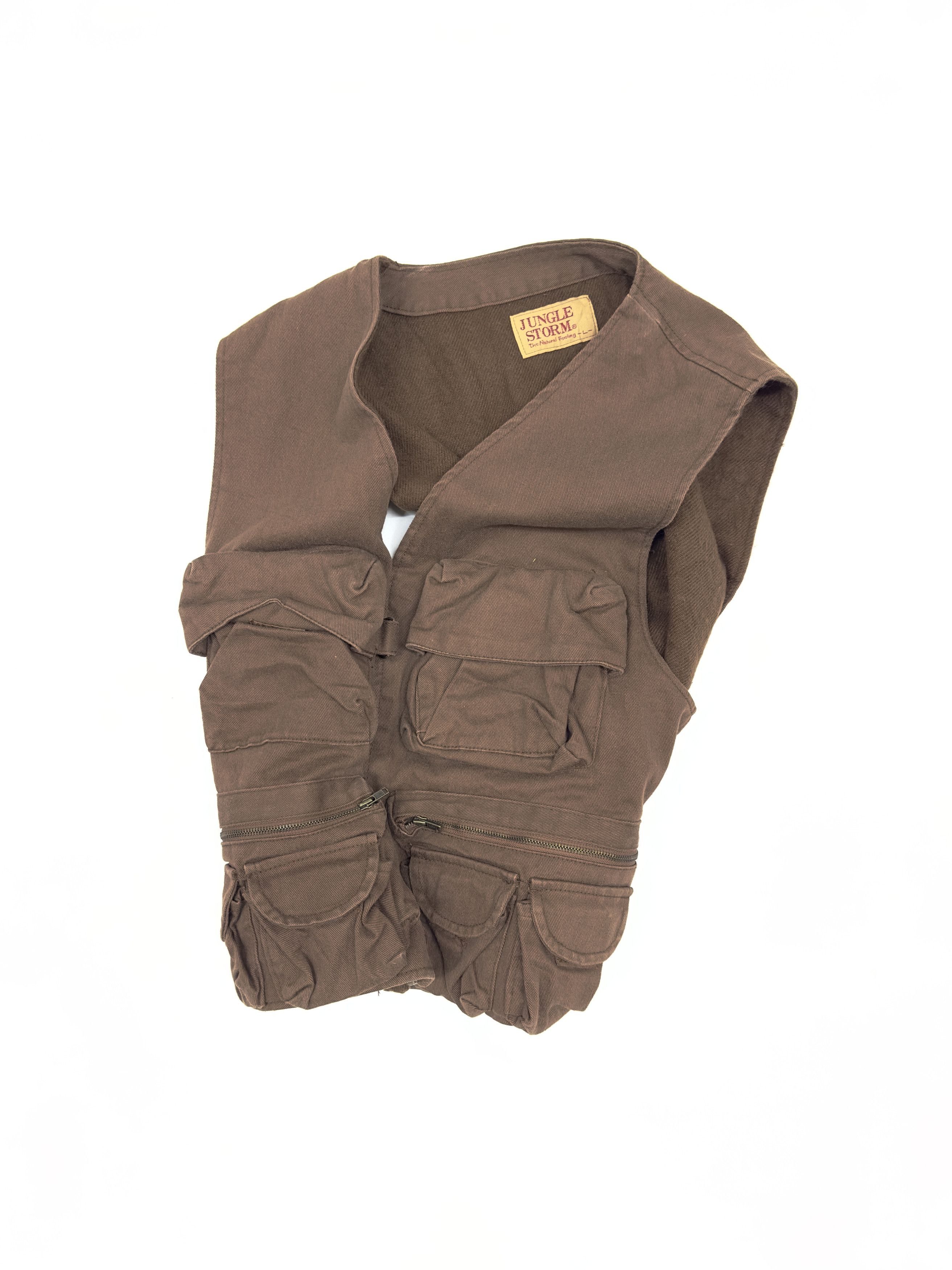 Japanese Brand Jungle Storm Japanese Vintage Multi-Pocket Vest Size US M / EU 48-50 / 2 - 1 Thumbnail