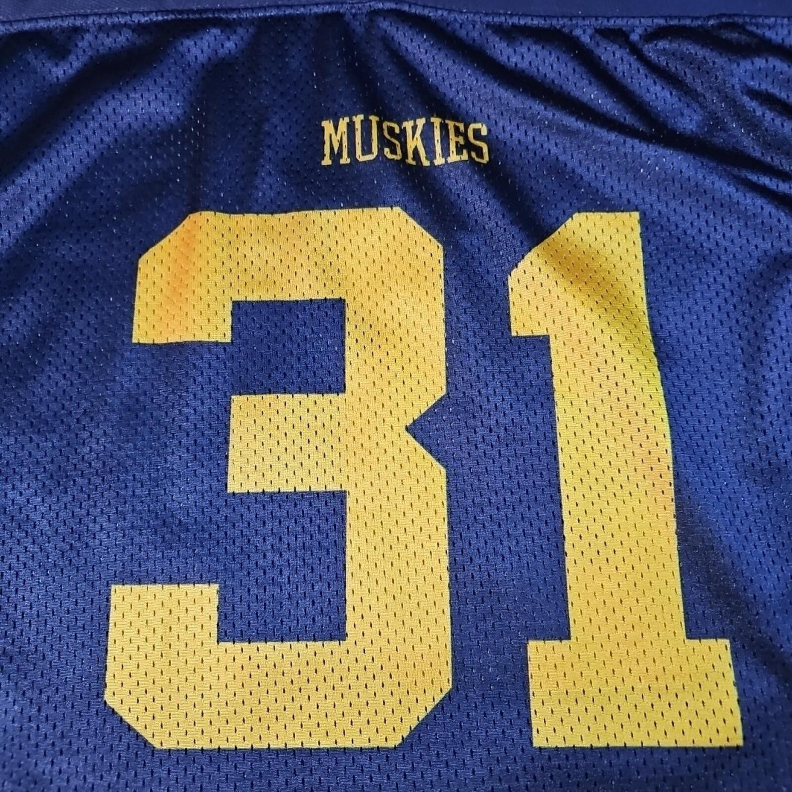 Other Impact Sports L/XL Muskies Football Jersey #31 OLSON Size ONE SIZE - 2 Thumbnail