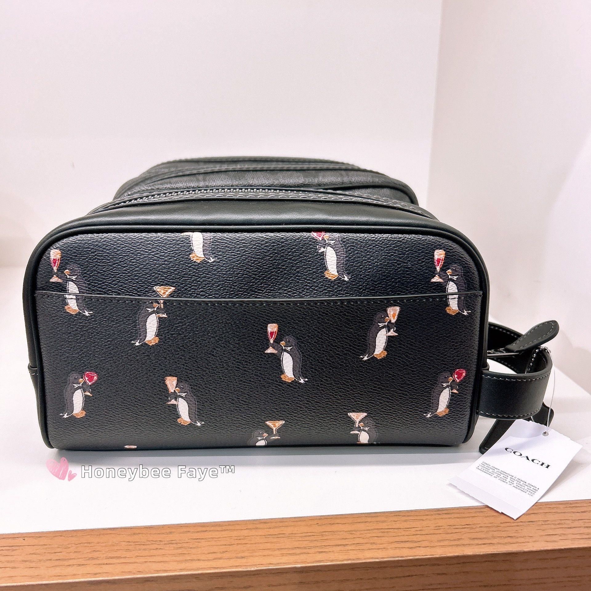 Coach Small Travel Kit With Penguin Print CCP95 Size ONE SIZE - 5 Thumbnail