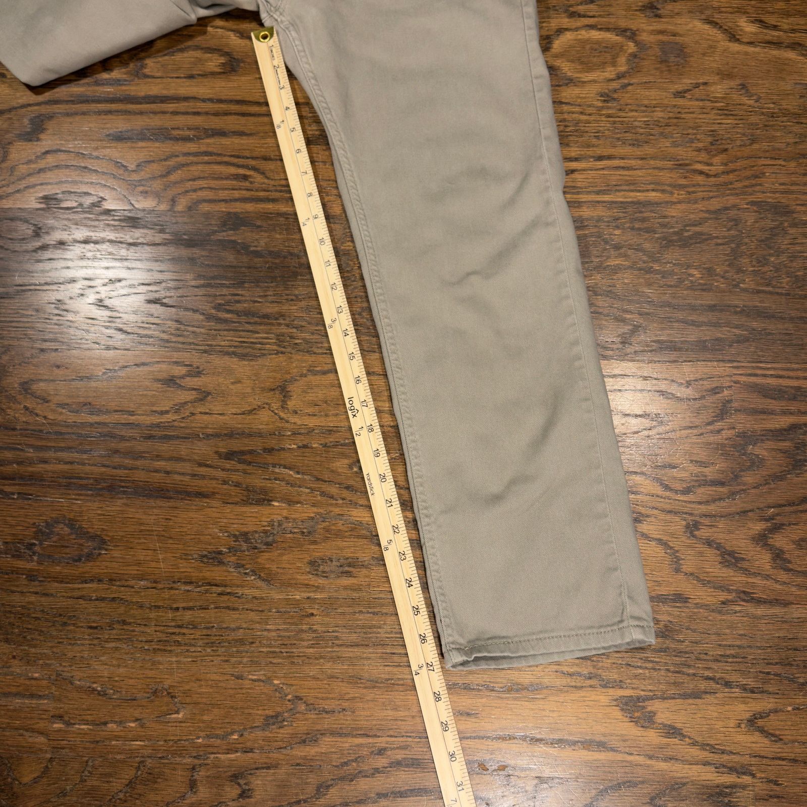 Levi's Levi's 505 Regular Straight Leg Jeans 34x30 Khaki Chinchilla Size US 34 / EU 50 - 6 Thumbnail
