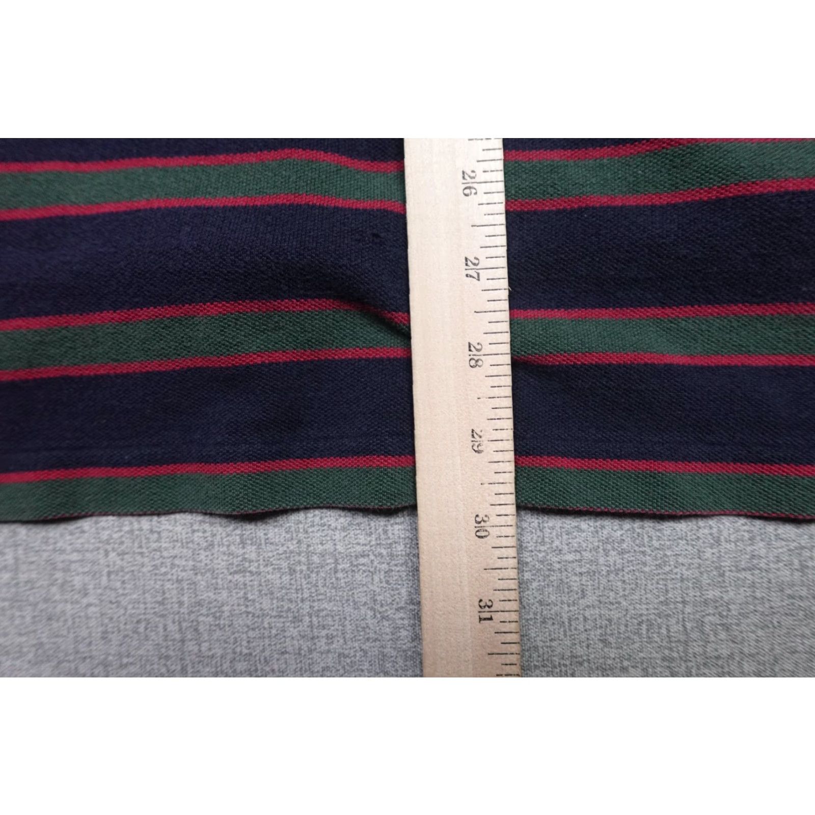 Ralph Lauren Ralph Lauren Polo Shirt Mens L Blue Striped 90s Preppy Golf Polo Ralph Lauren Polo Golf SS Size US L / EU 52-54 / 3 - 6 Thumbnail