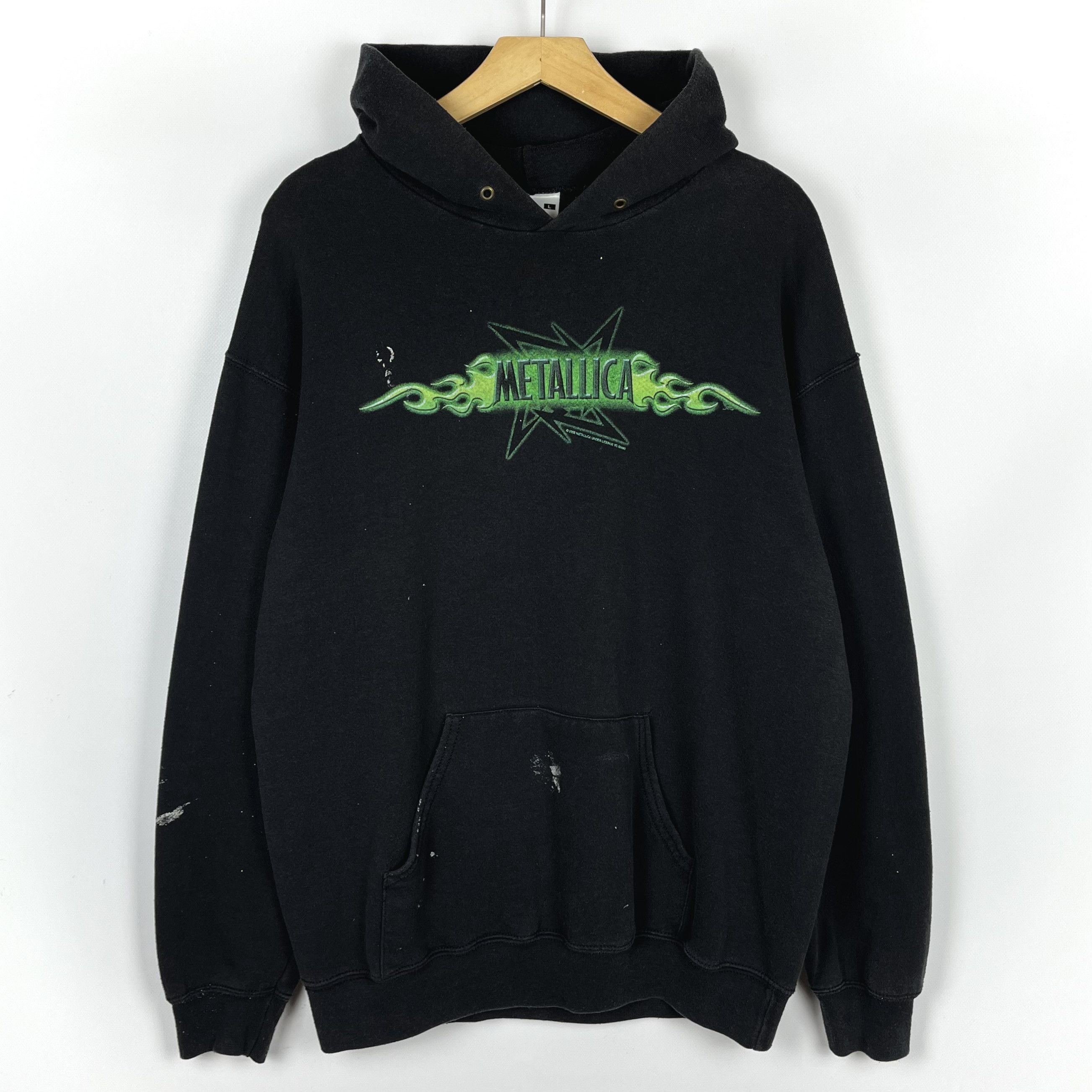 Band Tees Vintage Metallica Blade Logo Rare Rock Band Hoodie 2002 Size US L / EU 52-54 / 3 - 1 Thumbnail