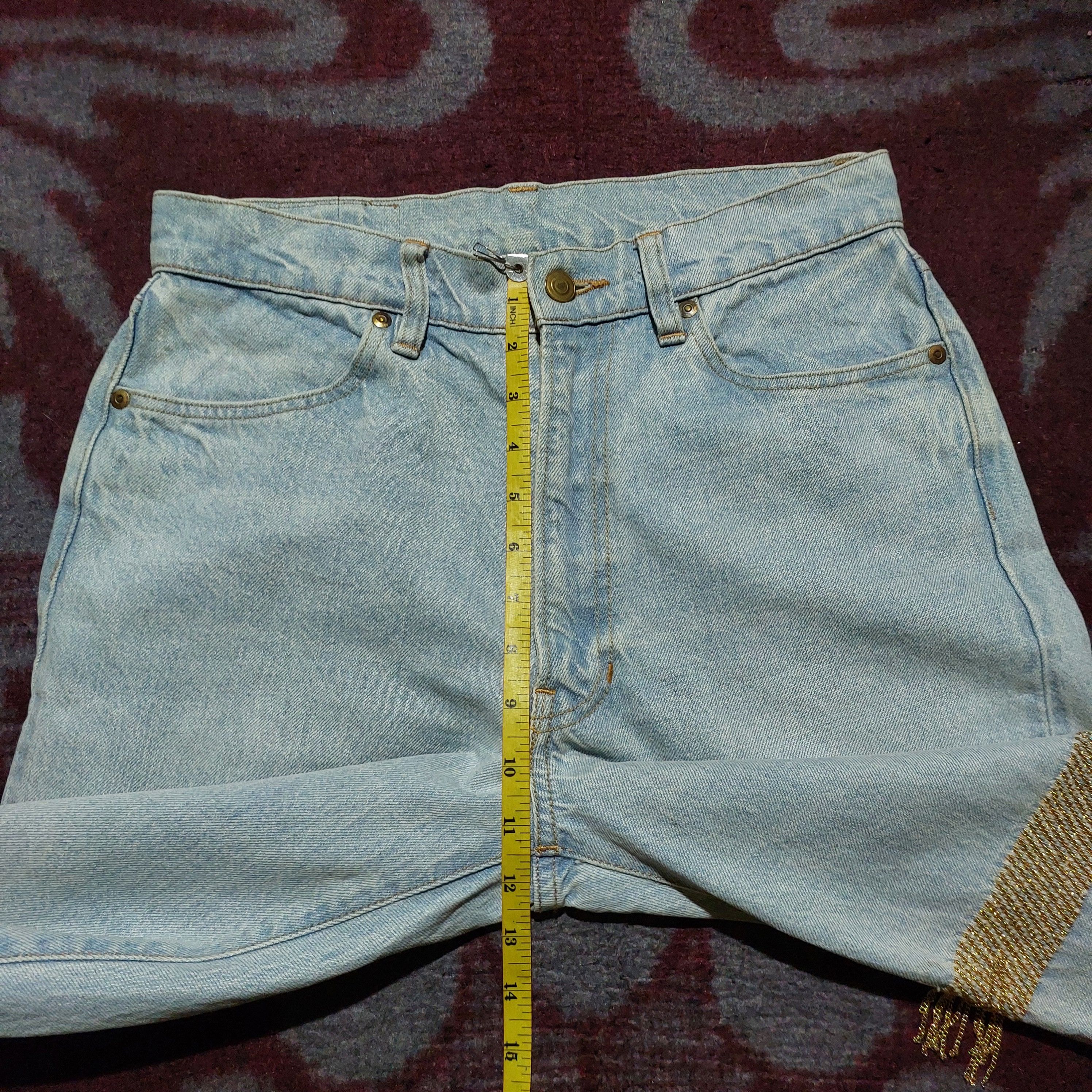 Tete Homme 20AW Kiminori morishita and yellow chain blue denim Size US 30 / EU 46 - 18 Thumbnail