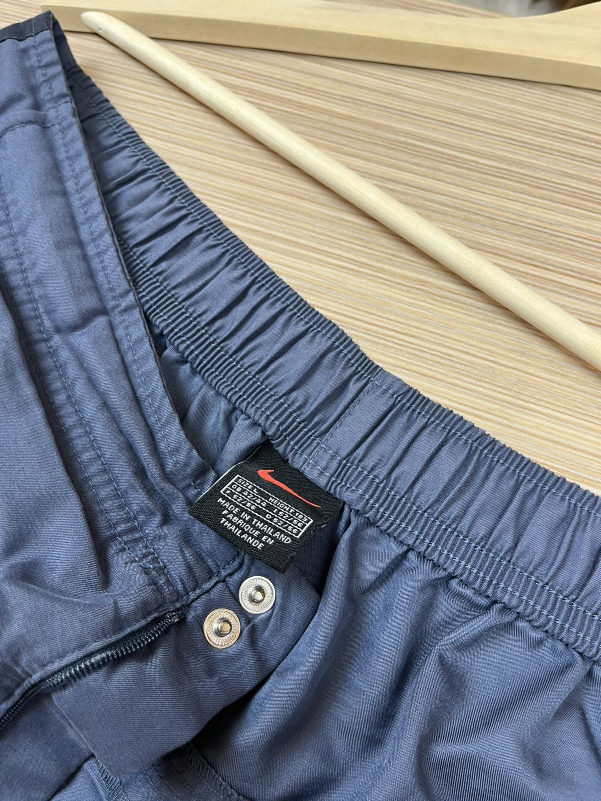 Nike × Nike ACG × Vintage Vintage Nike Navy Shorts Drill Drip Y2K ACG TN Tech Size L Size US 34 / EU 50 - 4 Thumbnail