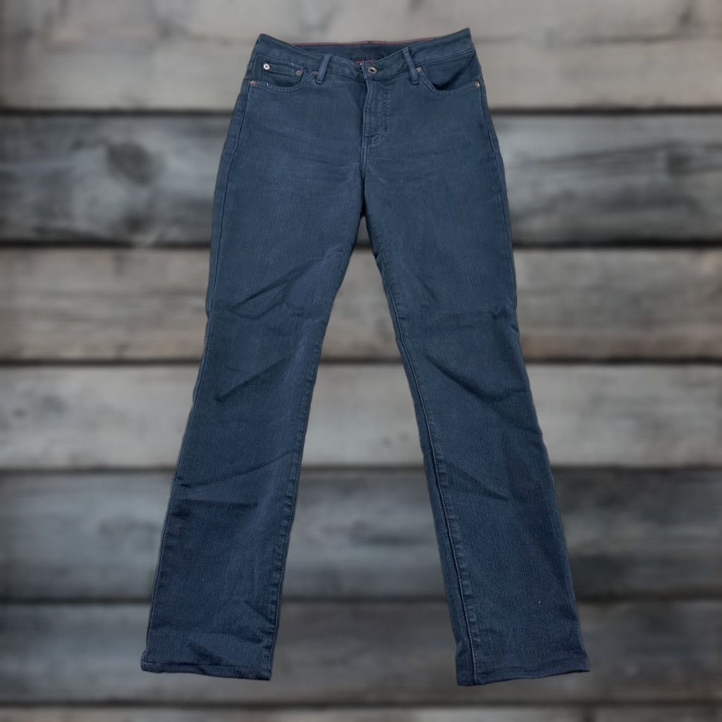 Dickies Dickies Jeans Womens 28 Blue Straight Denim Dark Wash Regular Stretch 5-Pocket Inseam 29 in Size 28" / US 6 / IT 42 - 1 Thumbnail