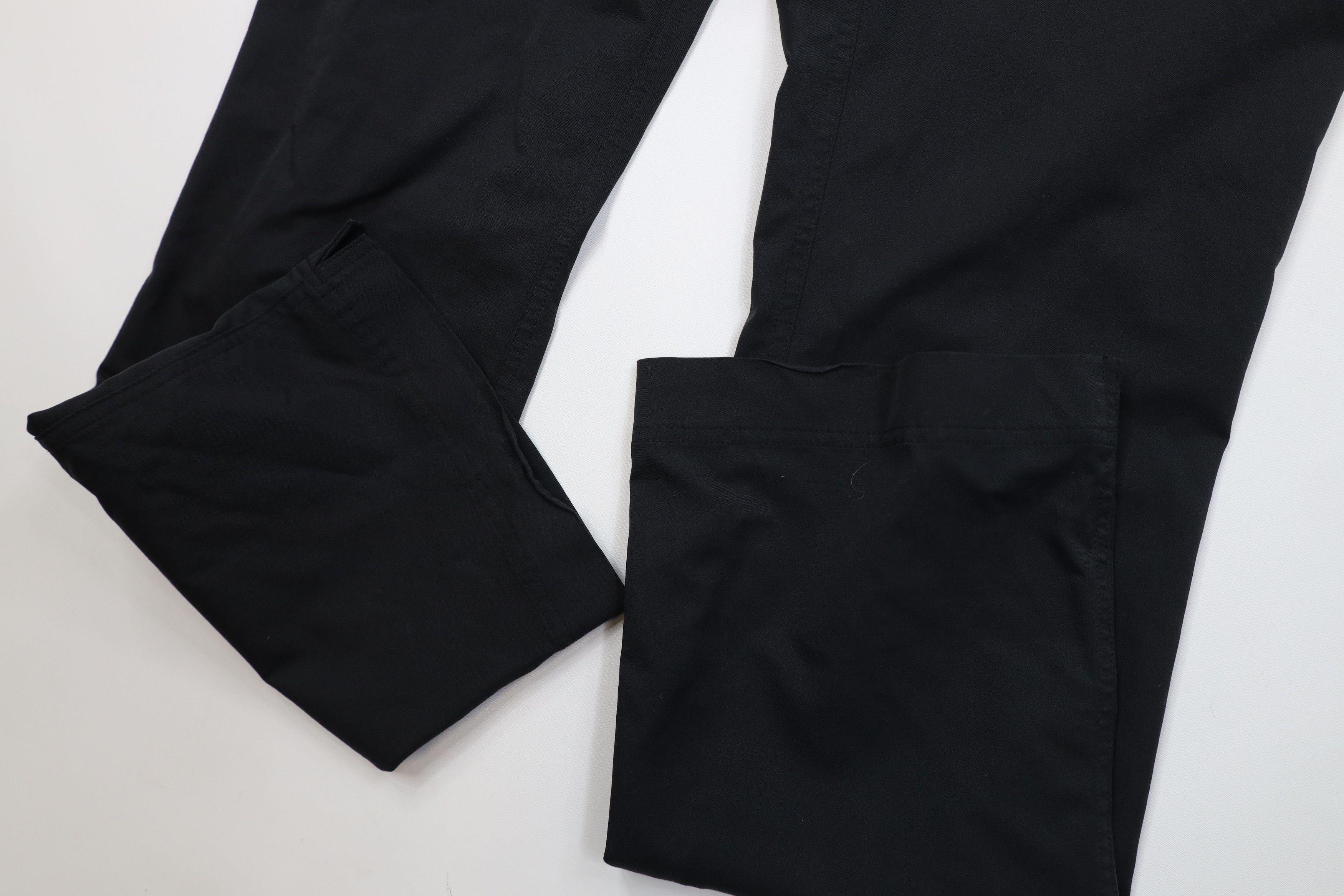 Adidas Vintage Y2K Adidas Golf Flared Wide Leg Chino Pants Black Size 25" / US 0 / IT 36 - 7 Thumbnail