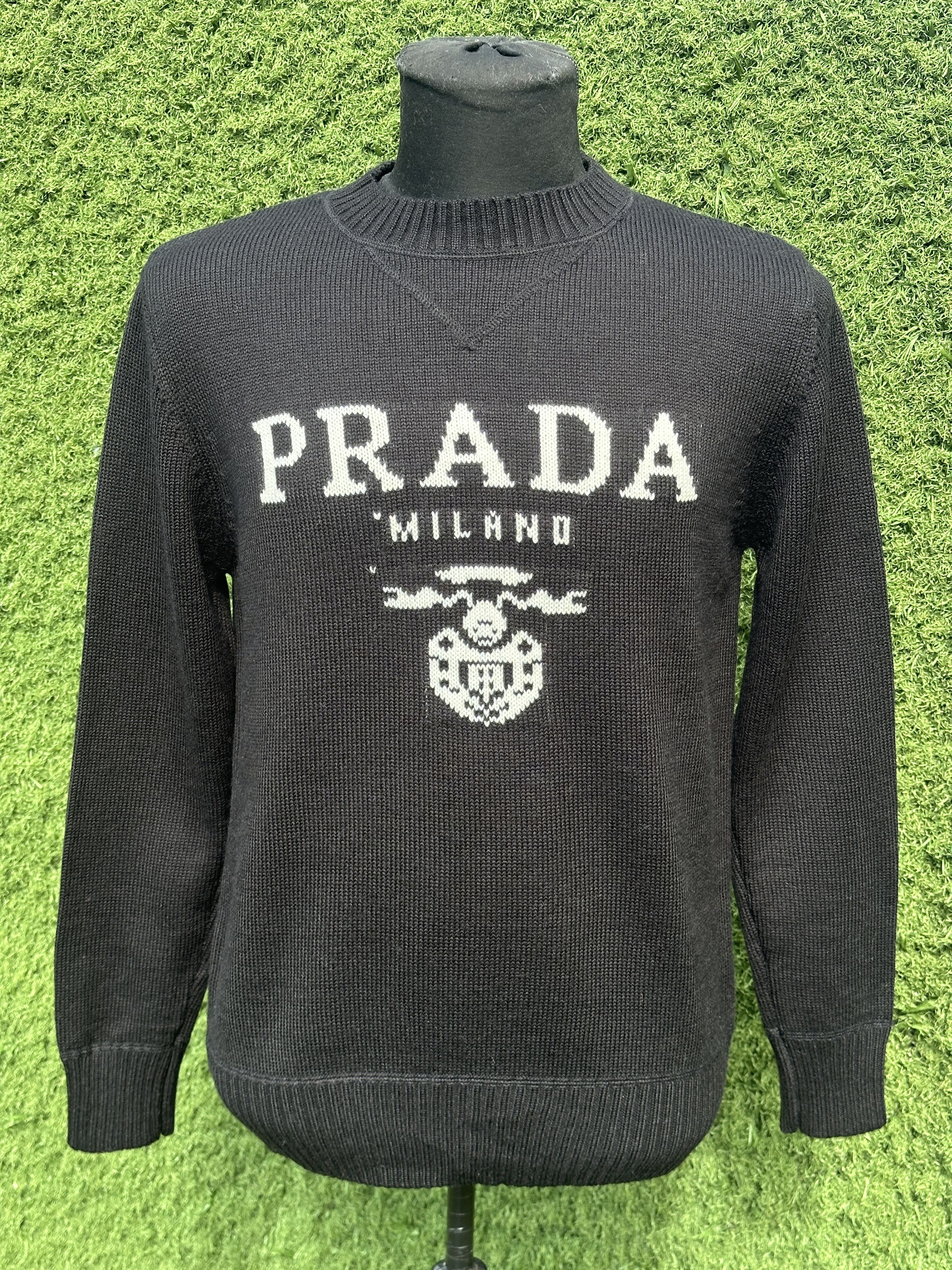 Prada Prada Milano Logo Crest Wool Women Size 40 Leopard Hem Italy Size S / US 4 / IT 40 - 4 Thumbnail