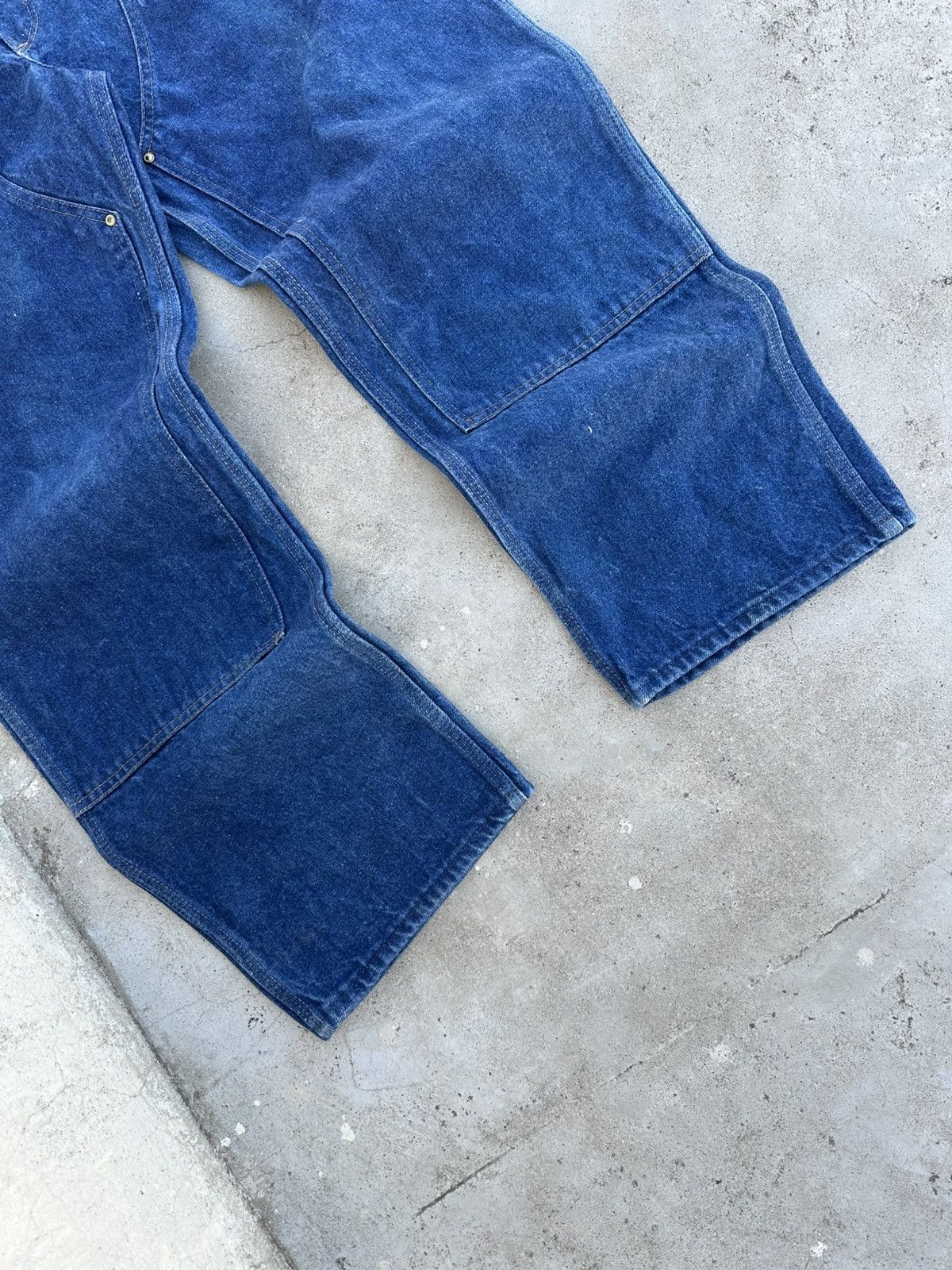 Carhartt × Vintage Vintage Carhartt Double Knee Denim Work Pants – 1980s Size US 38 / EU 54 - 3 Thumbnail