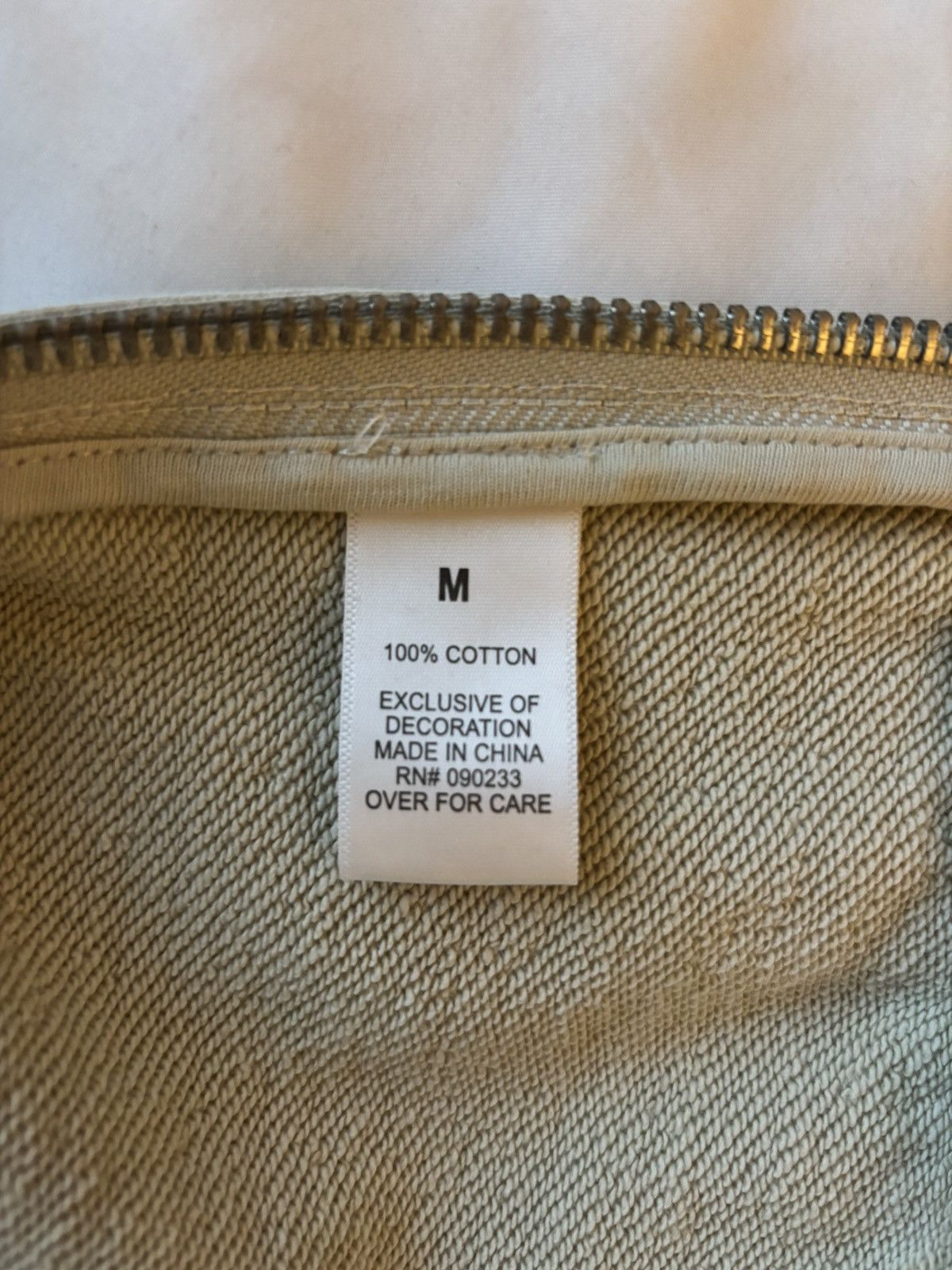 Fear of God Fear of God x Pacsun Beige Sidezip Mockneck Sweatshirt US M Size US M / EU 48-50 / 2 - 6 Thumbnail