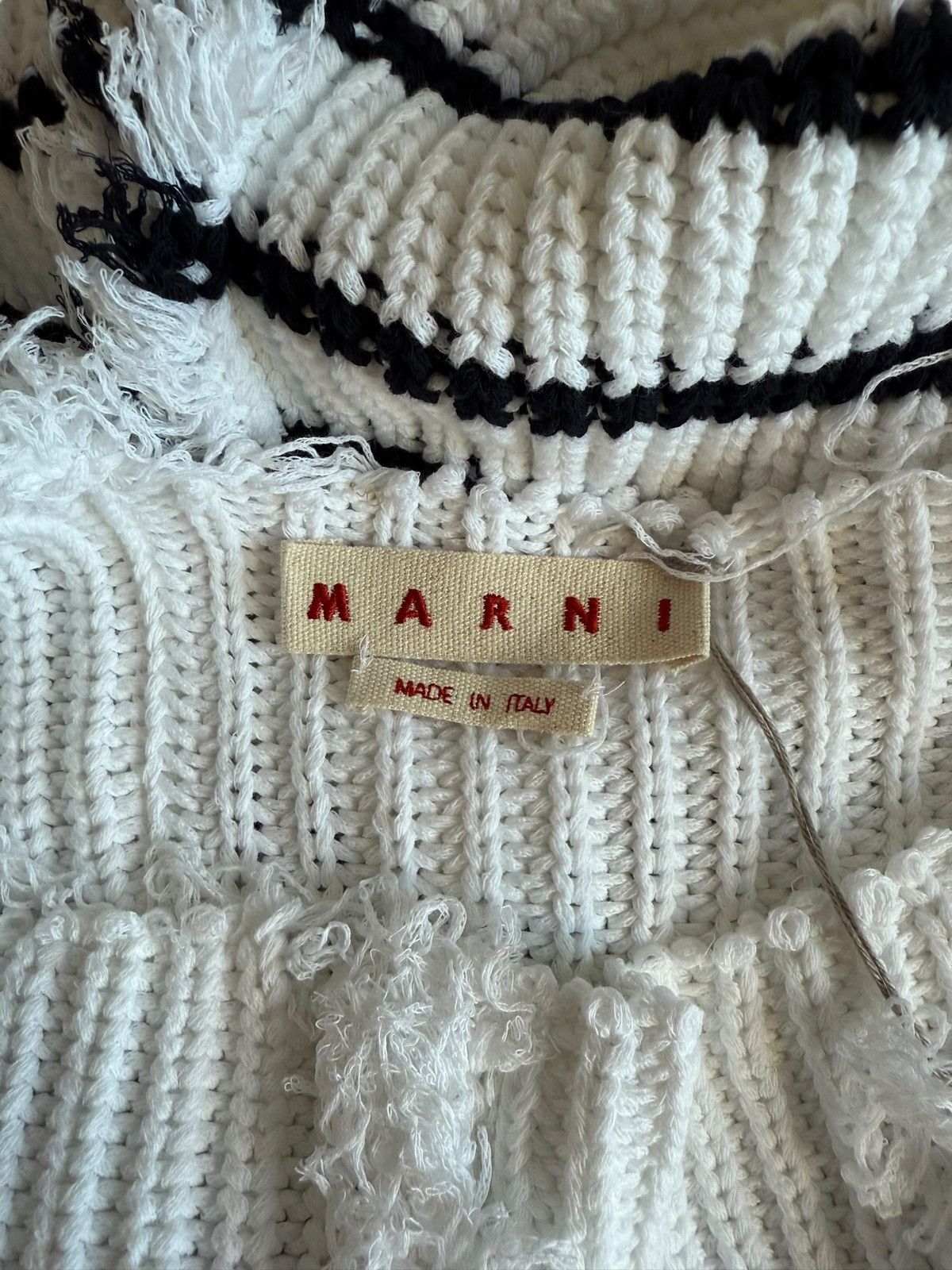 Marni Marni Striped Knitted Cape Size ONE SIZE - 6 Thumbnail