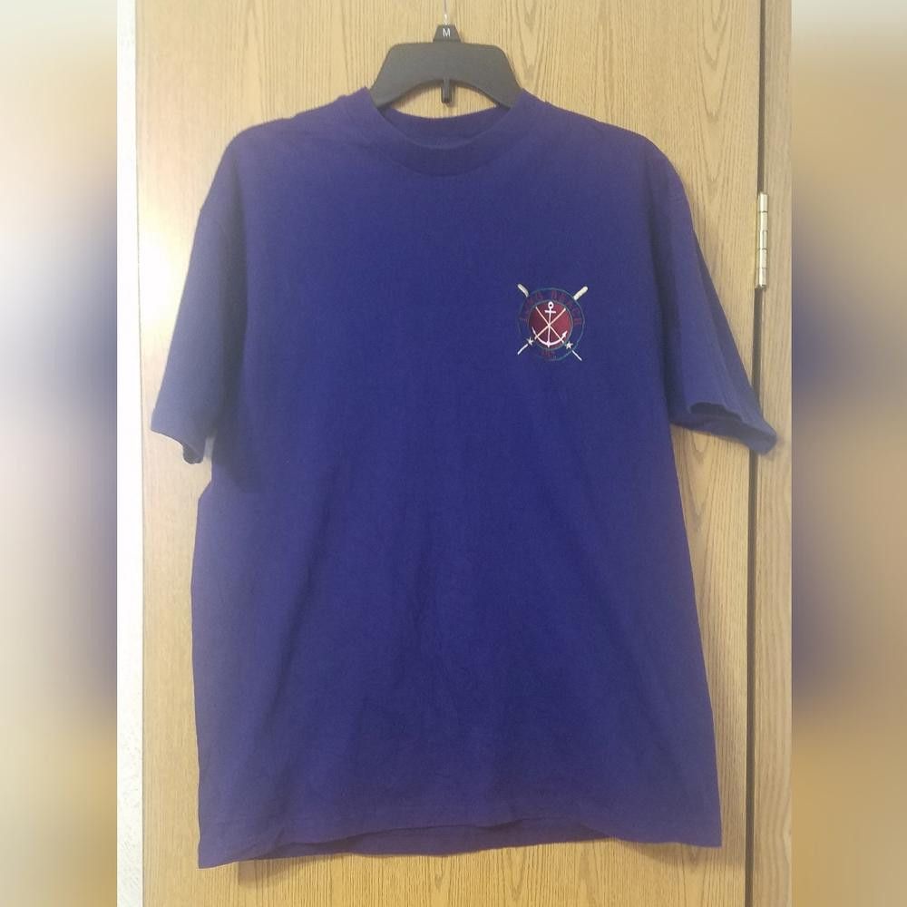 Designer Men's Purple Graphic T-Shirt Size Large Size US L / EU 52-54 / 3 - 1 Thumbnail