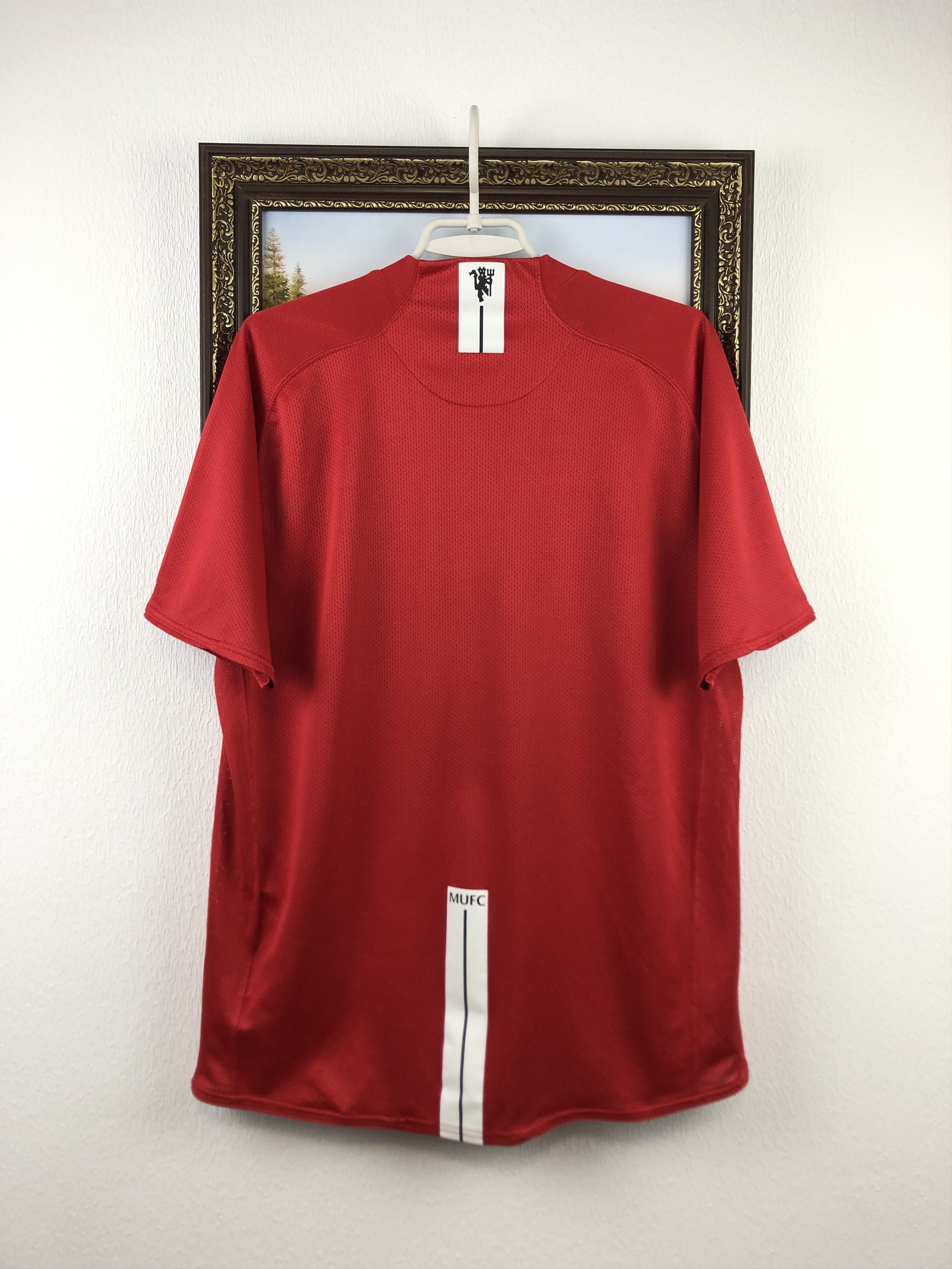 Nike Manchester United football shirt 2007 Nike Jersey Rare Size US L / EU 52-54 / 3 - 14 Thumbnail
