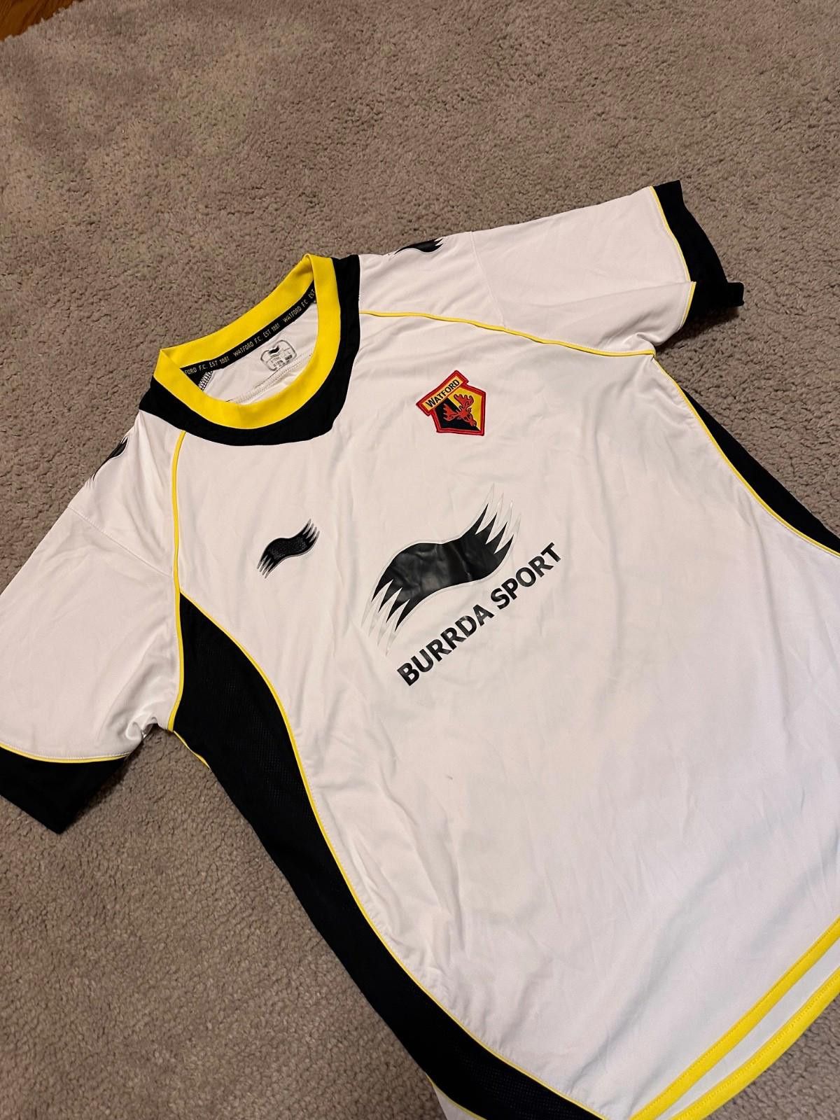 Burma Bibas FC WATFORD 2011/12 Away Football Shirt Soccer Jersey Burrda Size US L / EU 52-54 / 3 - 3 Thumbnail