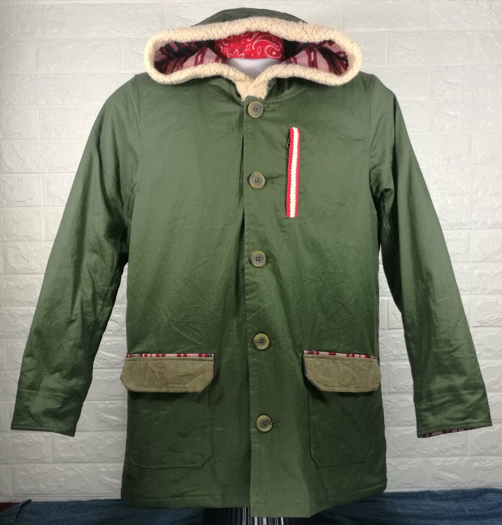 Japanese Brand Vintage TITICACA Navajo Style Hooded Jacket Size US L / EU 52-54 / 3 - 1 Thumbnail