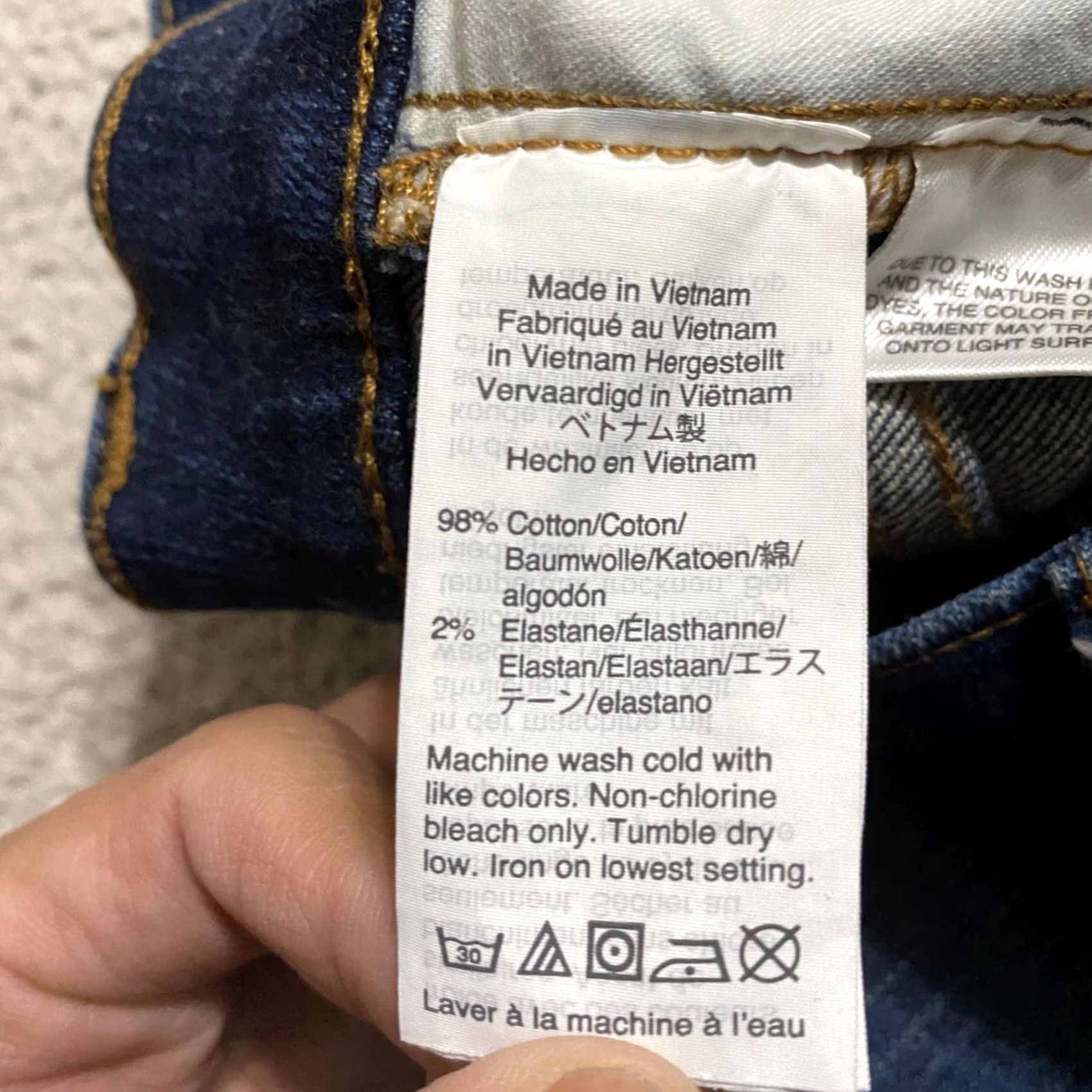 Madewell Madewell Jeans Blue Denim Dark Wash High Rise Flared 28 Regular 5-Pocket Mens Womens Size 28" / US 6 / IT 42 - 5 Thumbnail