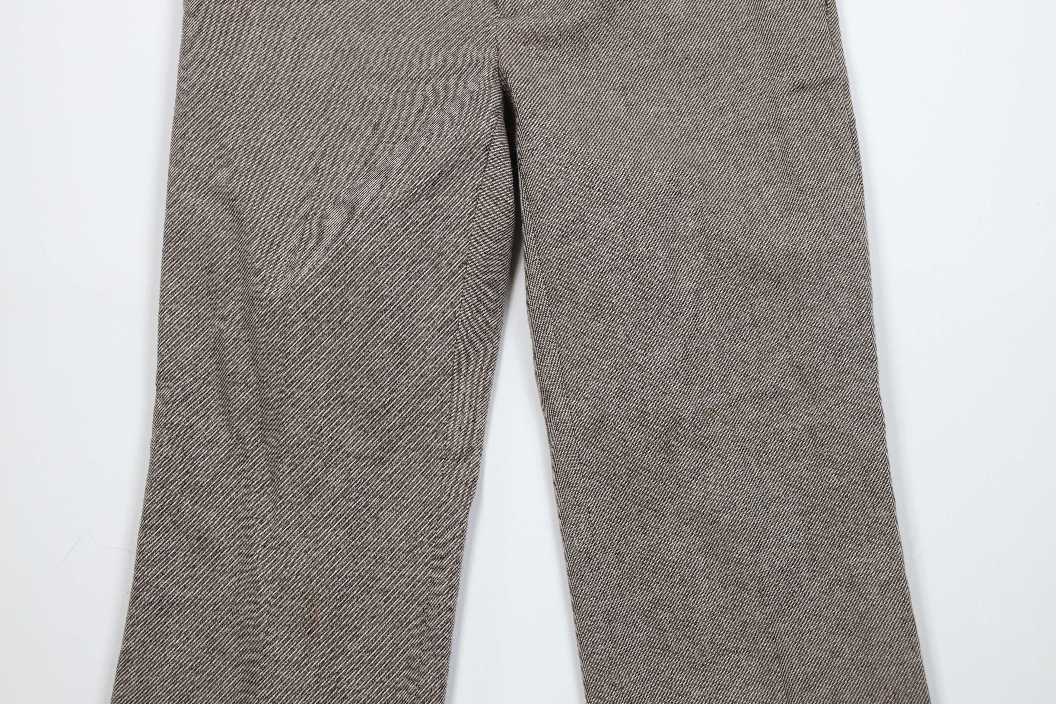 Banana Republic Vintage Y2K Banana Republic Wool Blend Flared Wide Leg Pants Size 26" / US 2 / IT 38 - 3 Thumbnail