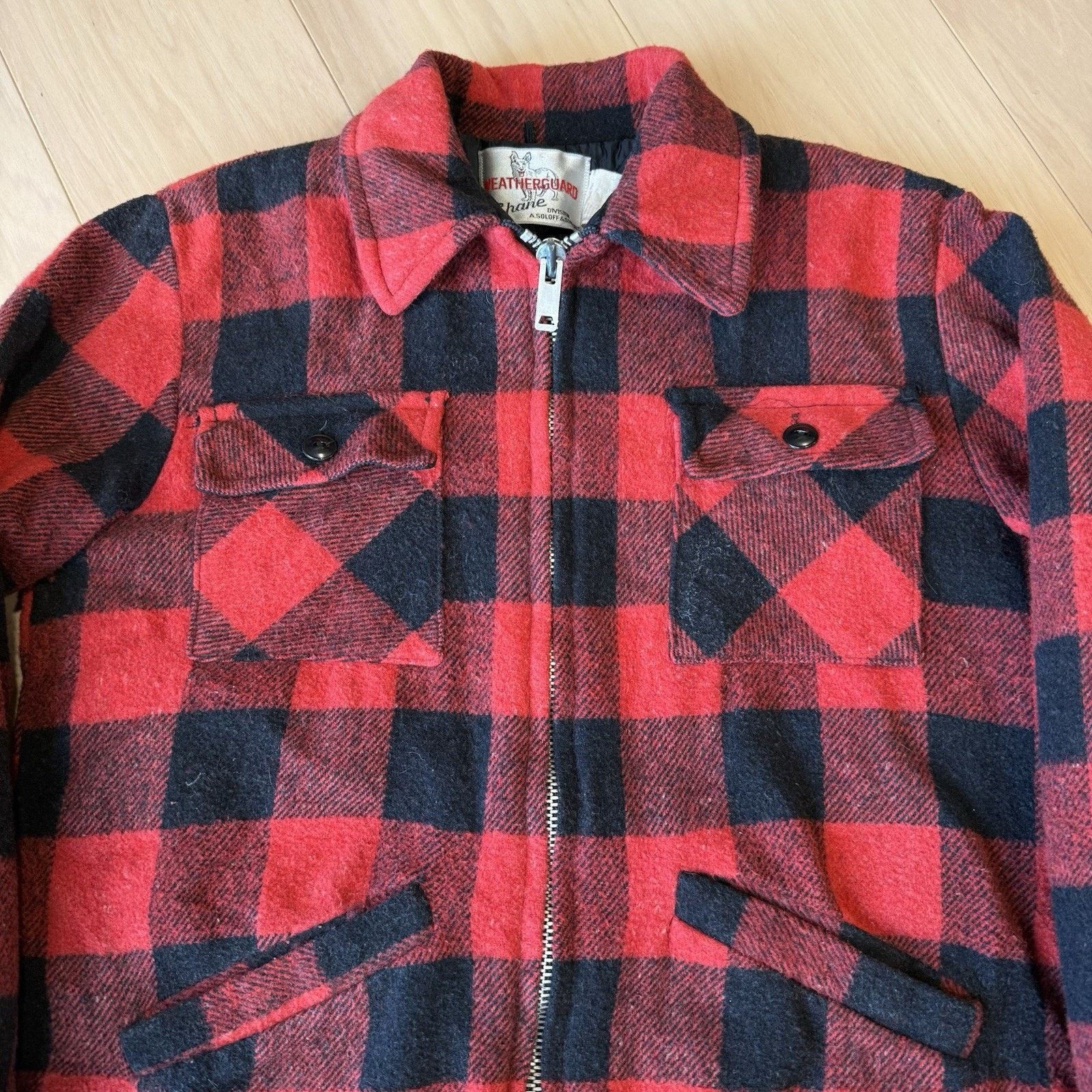 Vintage Vintage Weatherguard Shane Jacket Red 80s Buffalo Plaid Wool Size US M / EU 48-50 / 2 - 3 Thumbnail