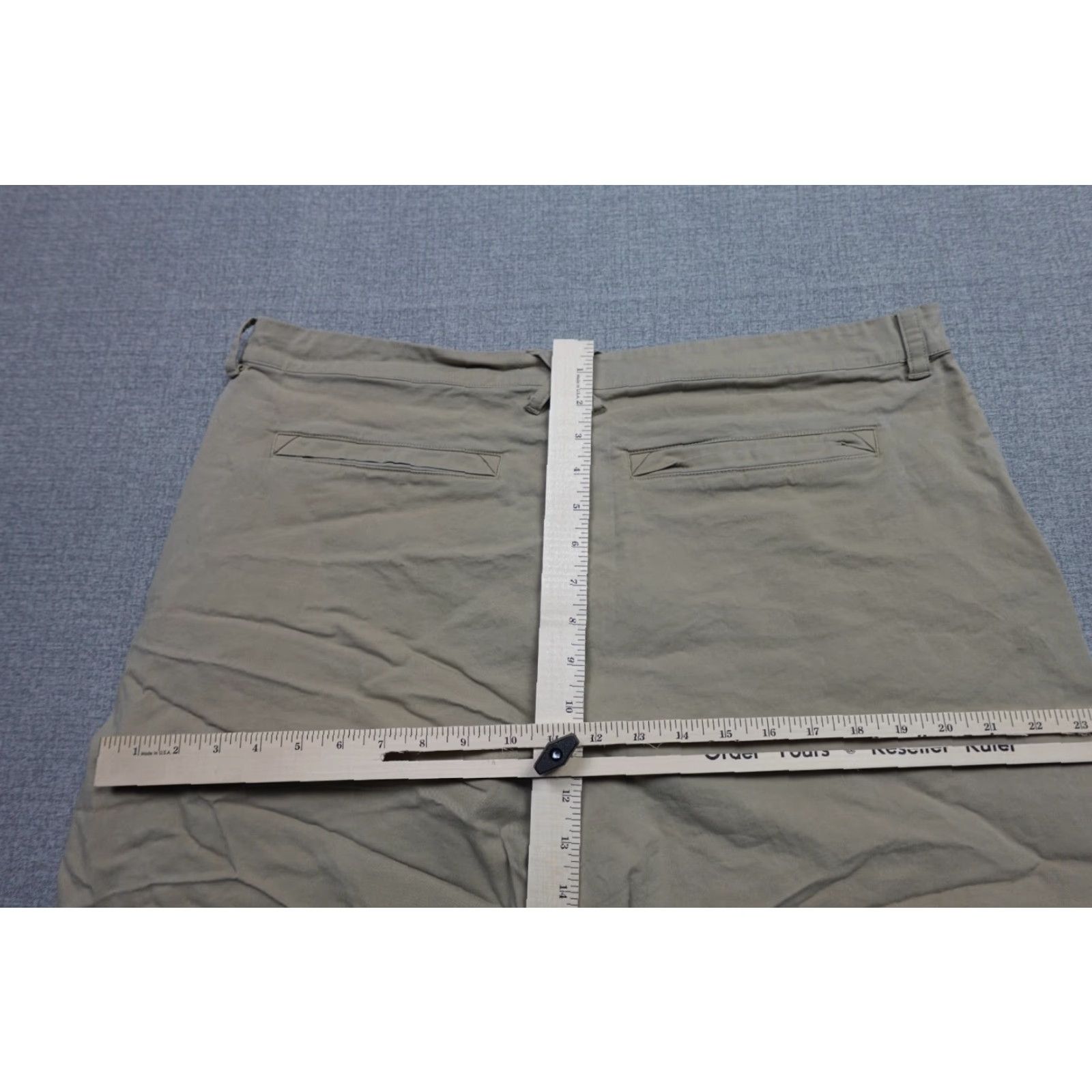 Vintage Mack Weldon Khaki Shorts Mens 38 Beige Chino Stretch Performance Comfort 7 Inch Casual Outdoor Size US 38 / EU 54 - 6 Thumbnail