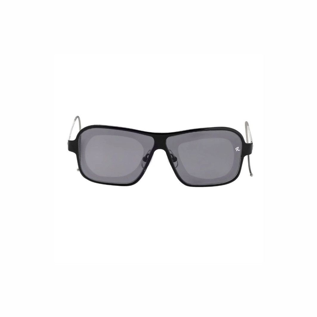Raf Simons Raf Simons Sunglasses Rectangular Black Silver and Grey Size ONE SIZE - 1 Thumbnail