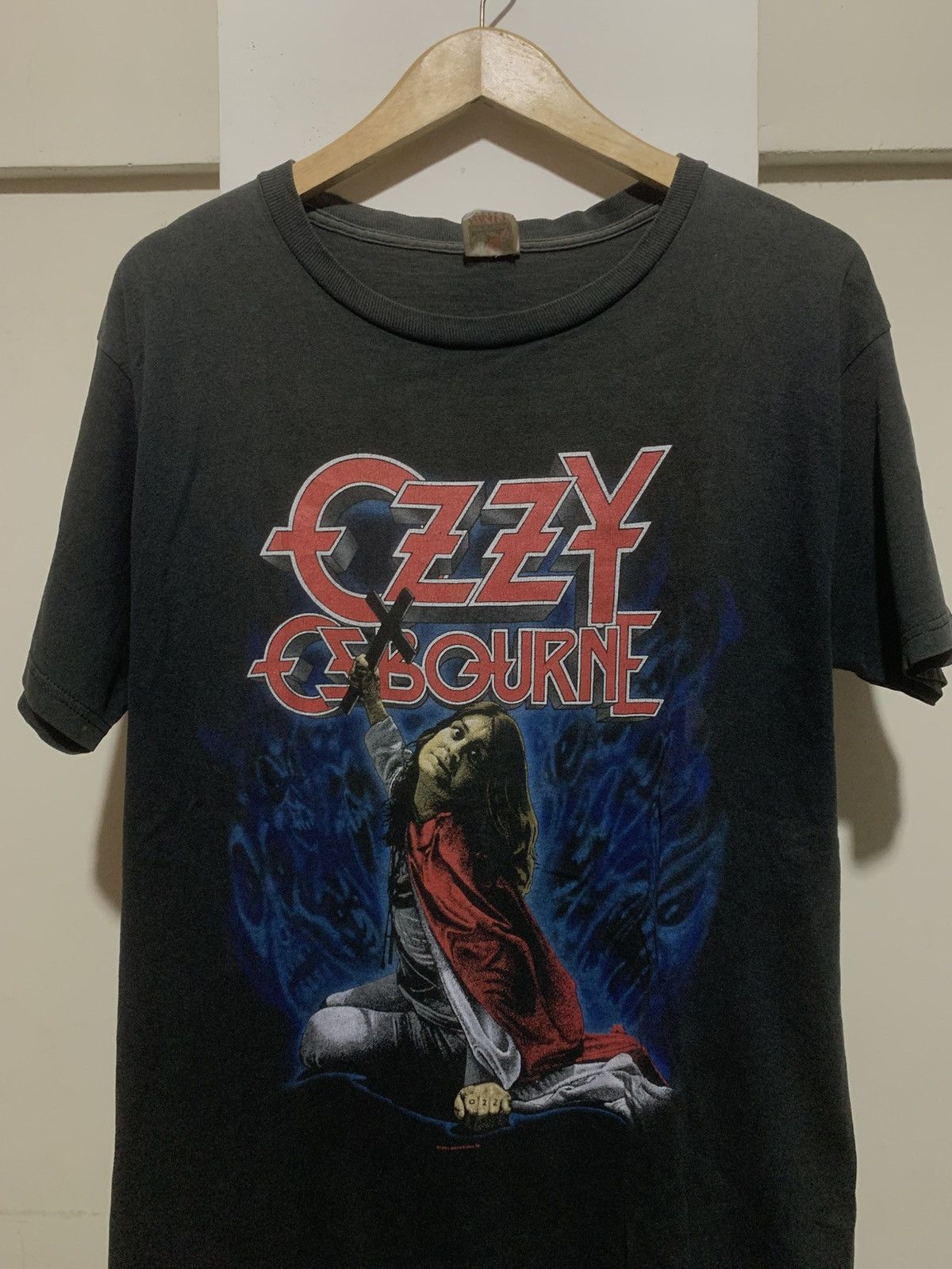 Black Sabbath × Supreme Vintage Rare Ozzy Osborne Blizzard Of Ozz 1991 T Shirt Size US L / EU 52-54 / 3 - 5 Thumbnail
