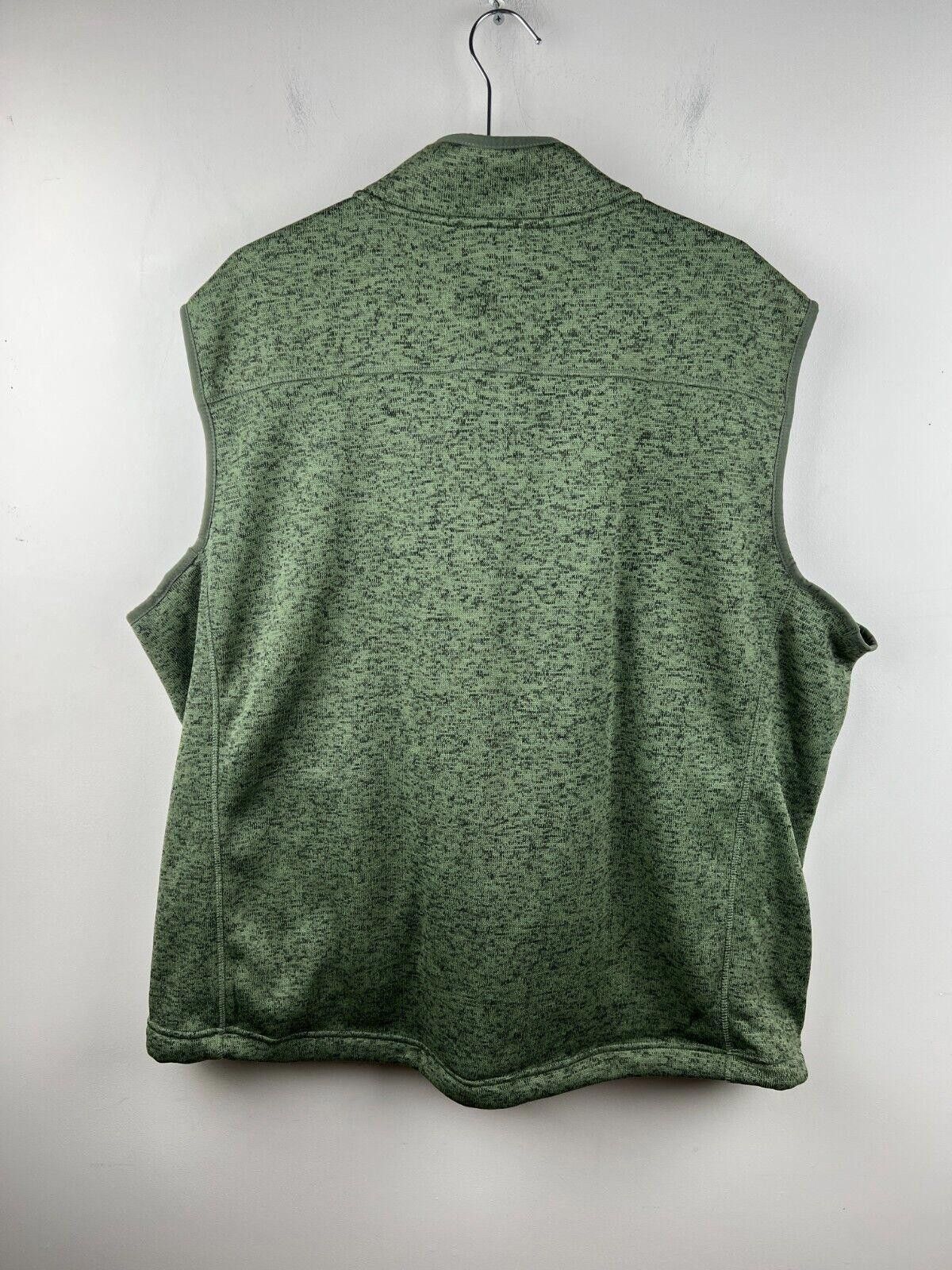Designer Lake & Trail Polyester Sherpa Zip Up Vest Green Size 2XL Size US XXL / EU 58 / 5 - 2 Thumbnail