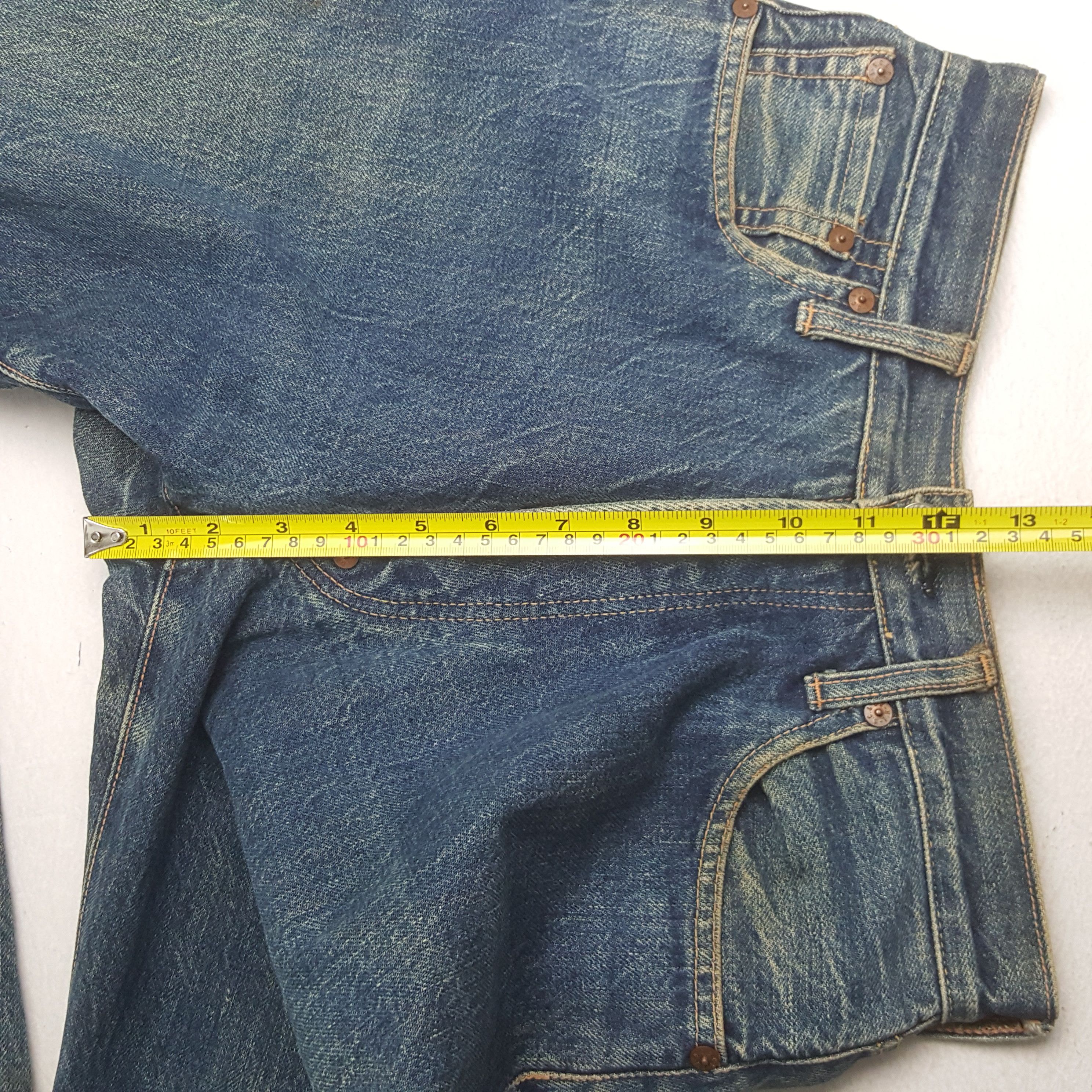 Evisu Vintage Evisu Selvedge Daicock Custom Art Denim Jeans RR11 Size US 26 / EU 42 - 10 Thumbnail