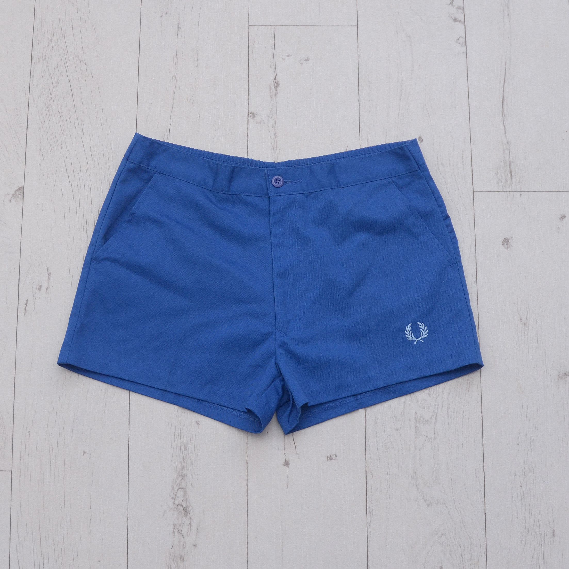Fred Perry Vintage Fred Perry 90s Men`s Shorts Hooligans Rare Blue sz30 Size US 30 / EU 46 - 1 Thumbnail