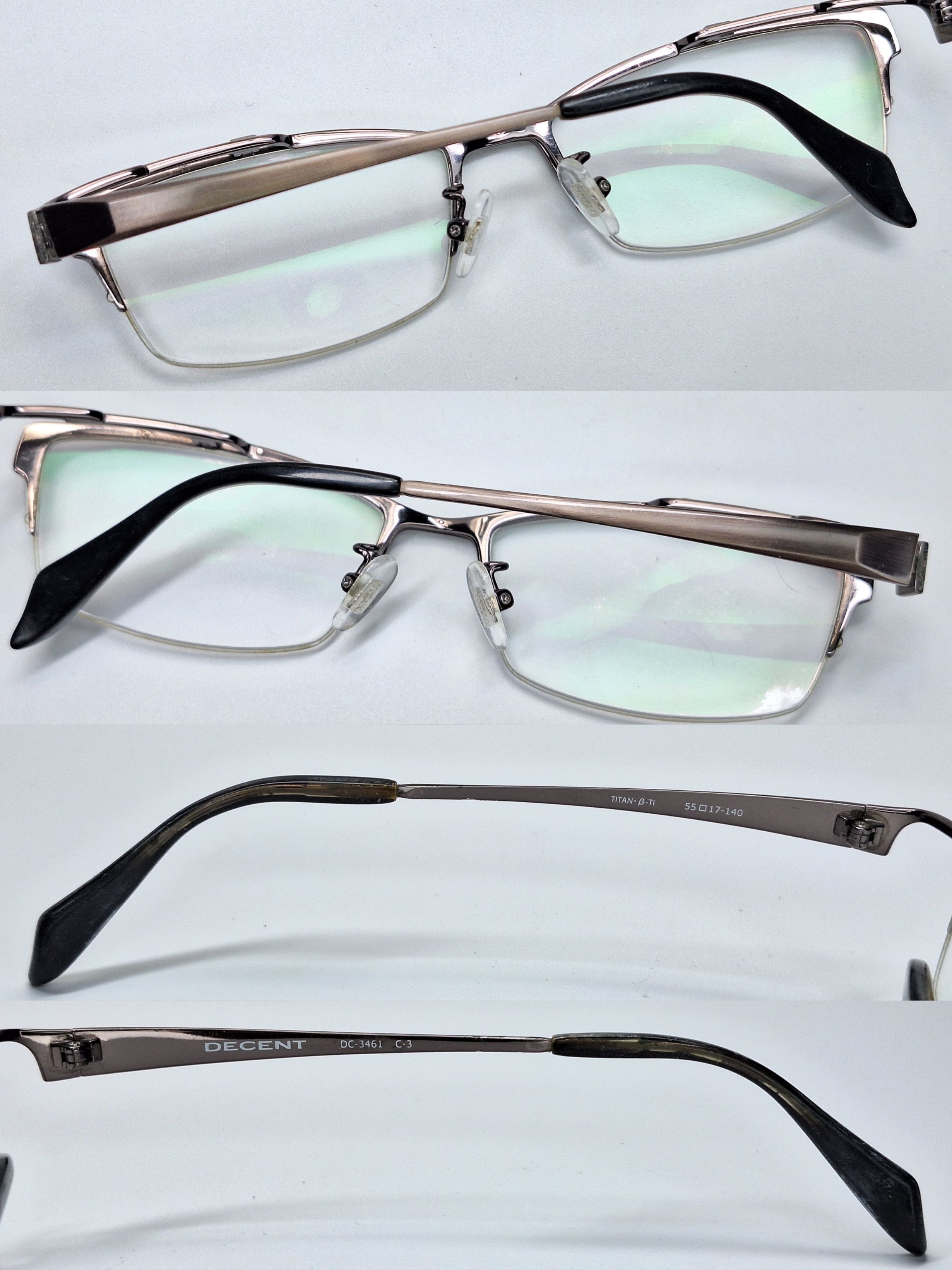 Vintage DECENT DC-3461 Hasegawa Sabae Titanium Flip-Up Eyeglass Size ONE SIZE - 5 Thumbnail