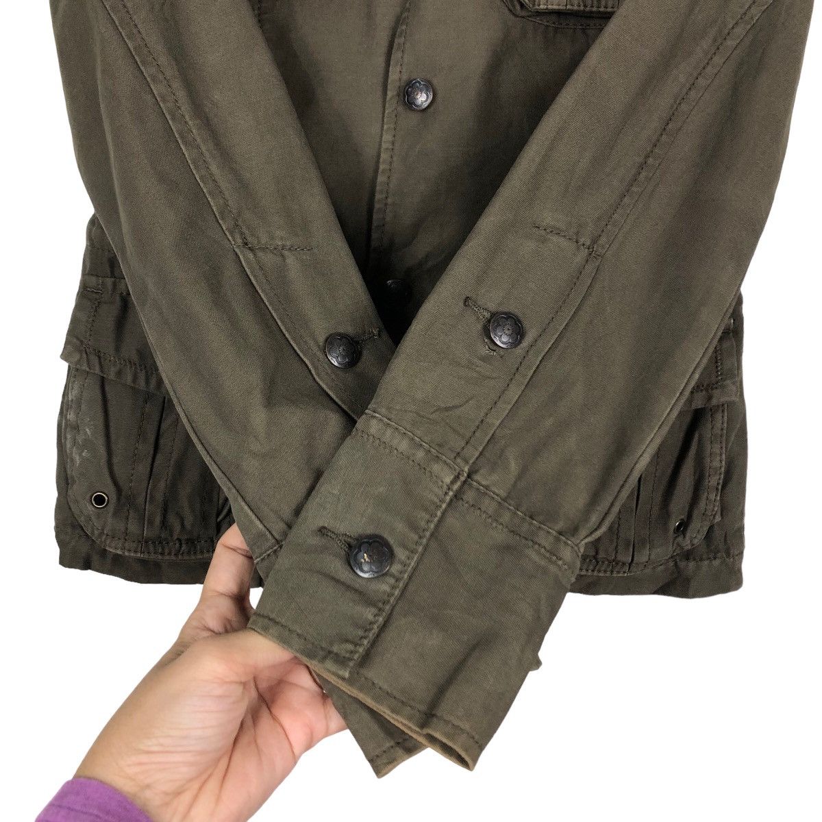Japanese Brand 🔥Vtg Biket Jacket Bondage Alpha Industries USA Cargo Pocket Size US S / EU 44-46 / 1 - 15 Thumbnail