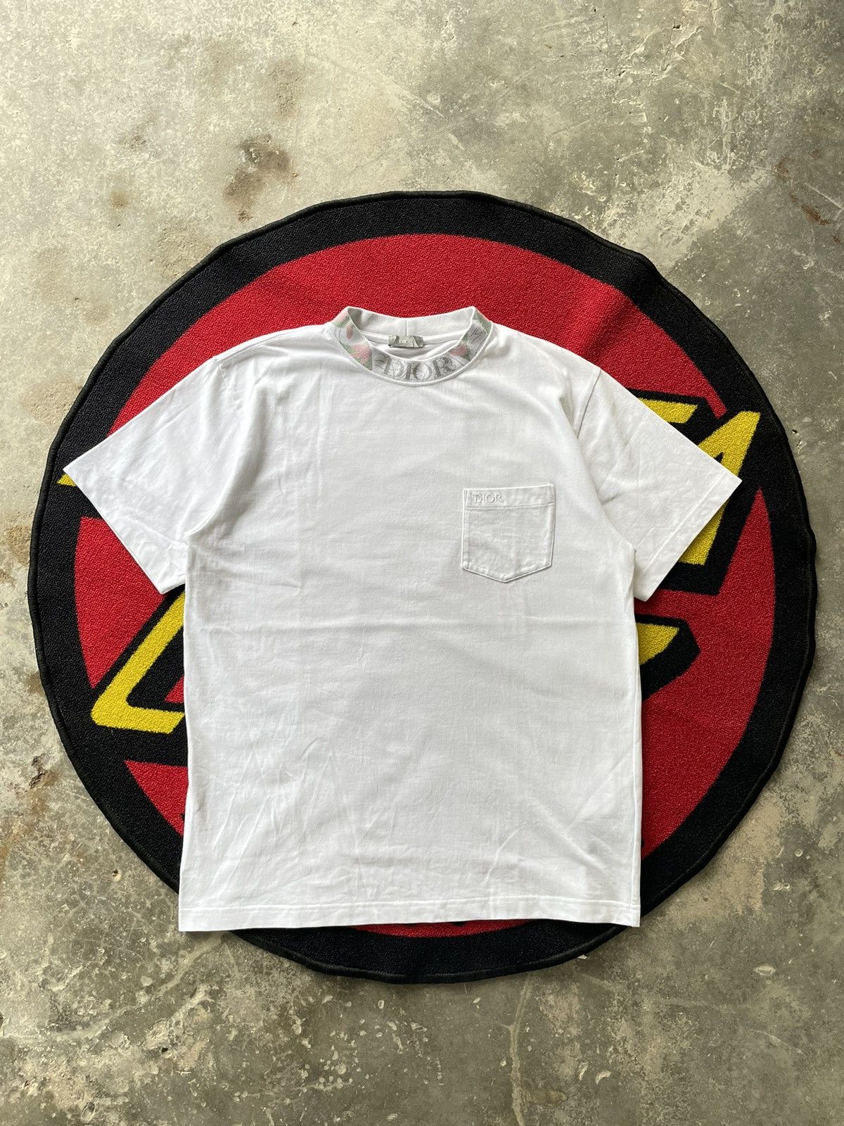 Dior Dior Homme Grey Sweet Talkin' Boy Rose Print T-Shirt